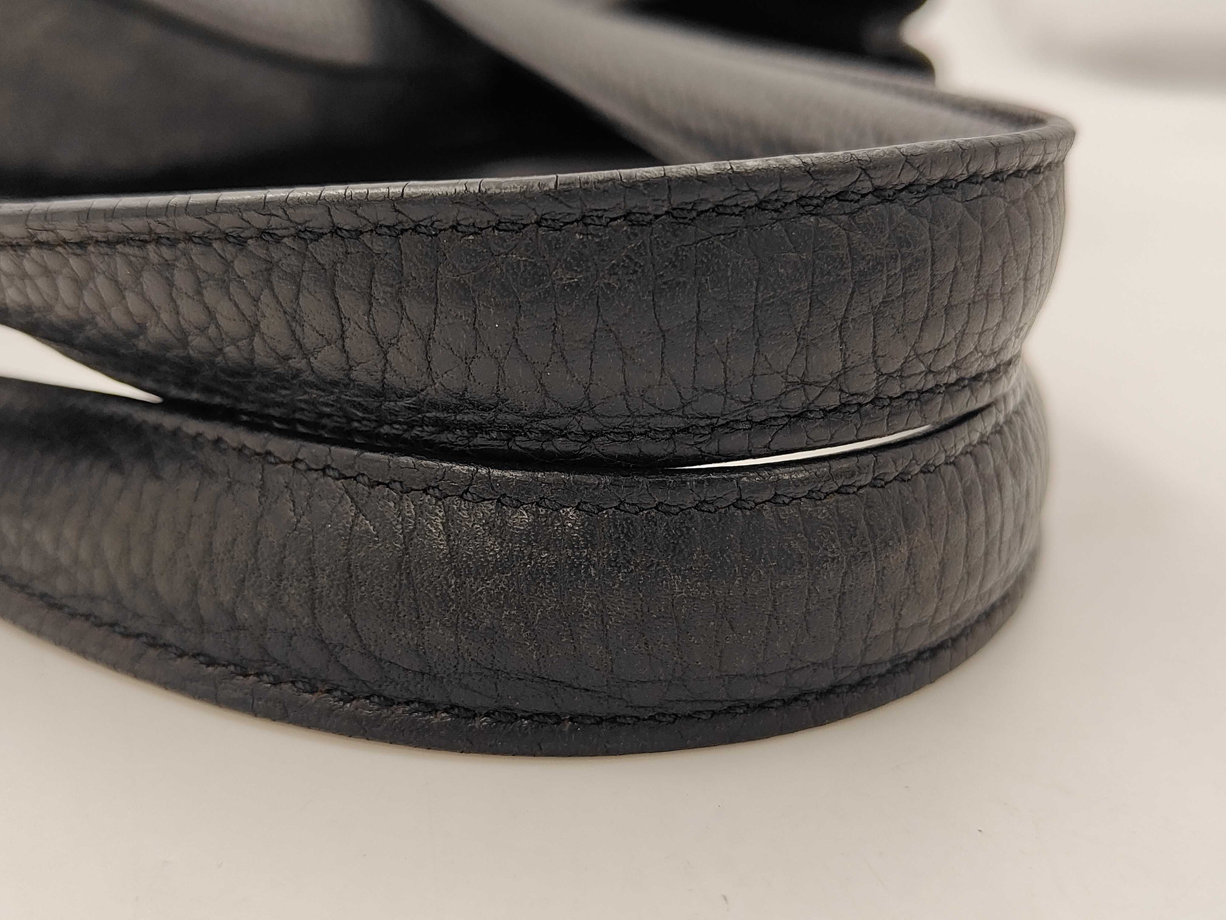Victoria Cabas 32 Black Taurillon Leather Tote Bag ( J Stamp) — view 6