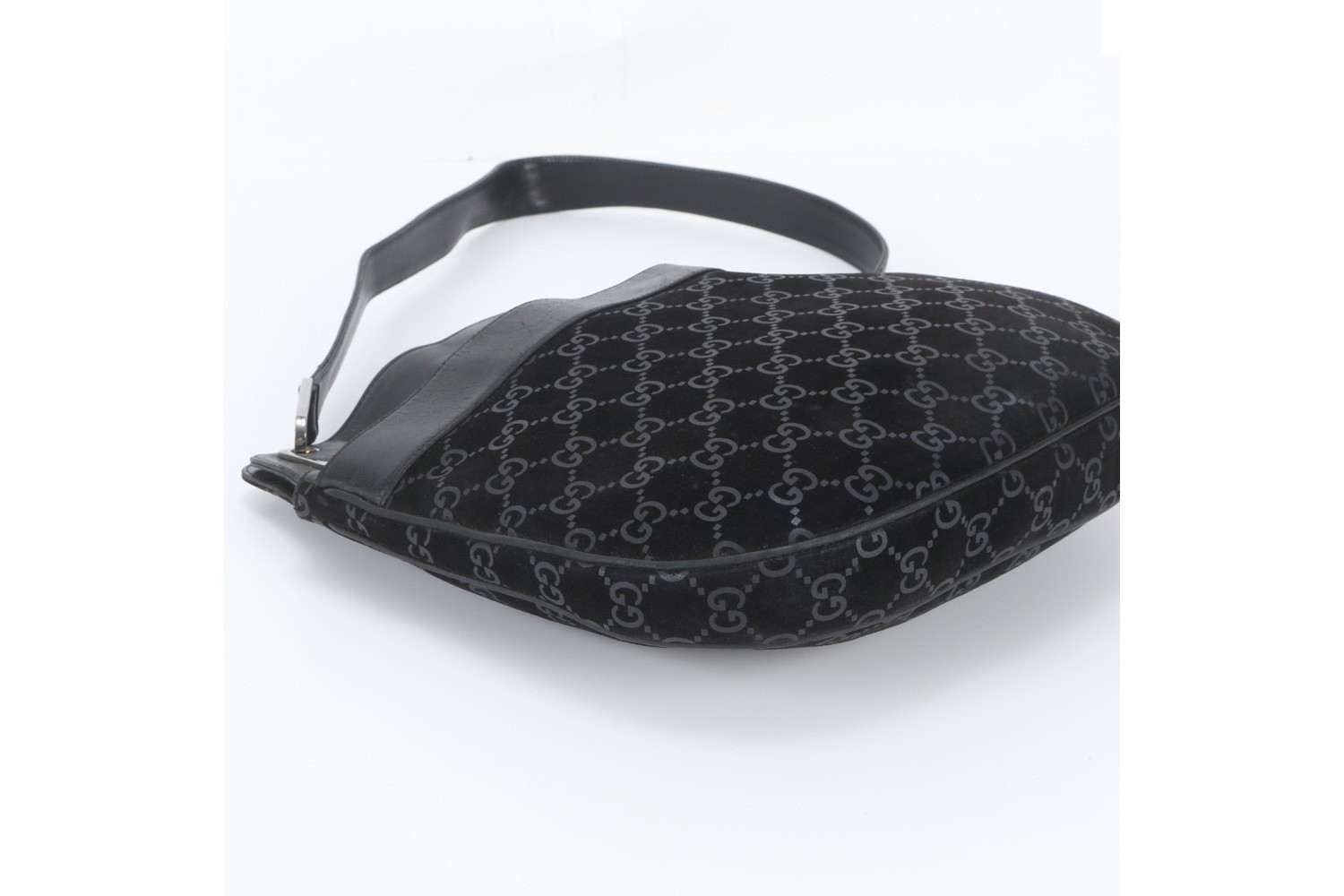 GG Suede 001-3307 Leather Shoulder Bag (Crossbody) — view 5