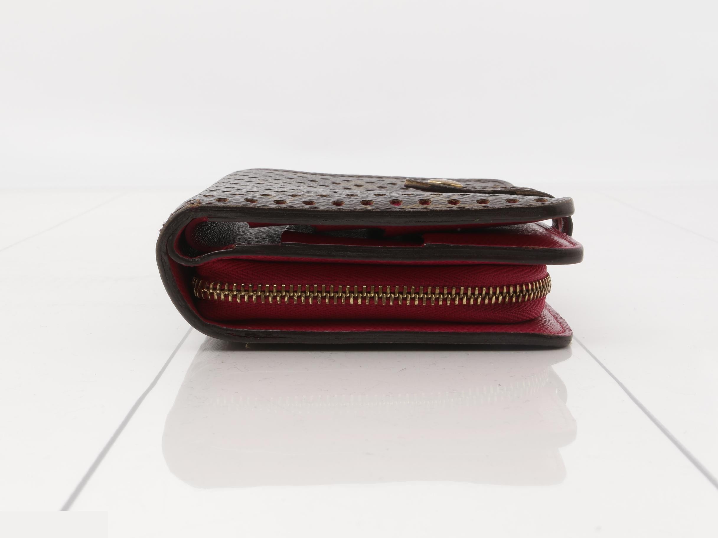 Perfo Compact Zip Fuchsia — view 3