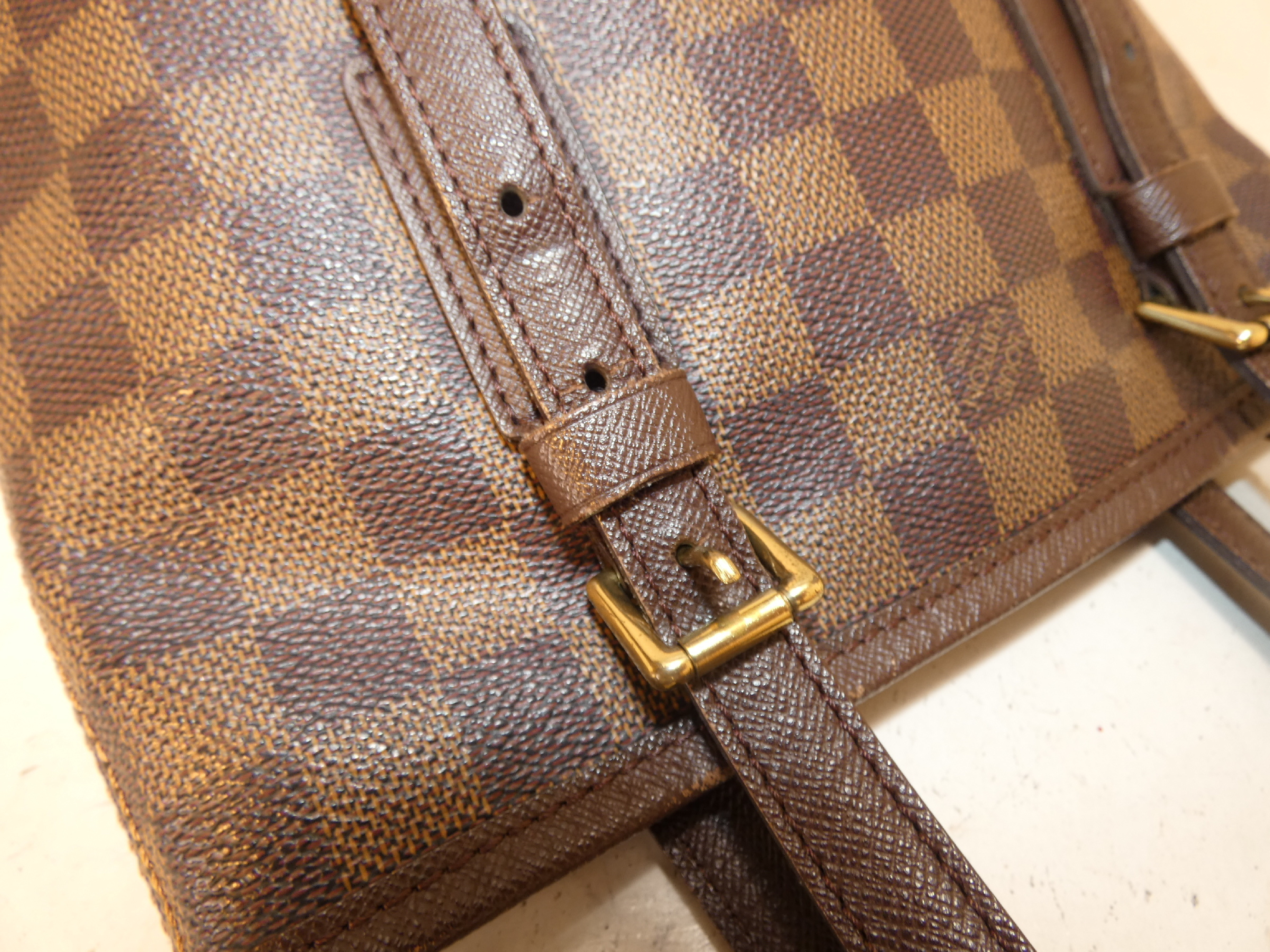Mare Damier Hand Tote Bag with Pouch — view 5