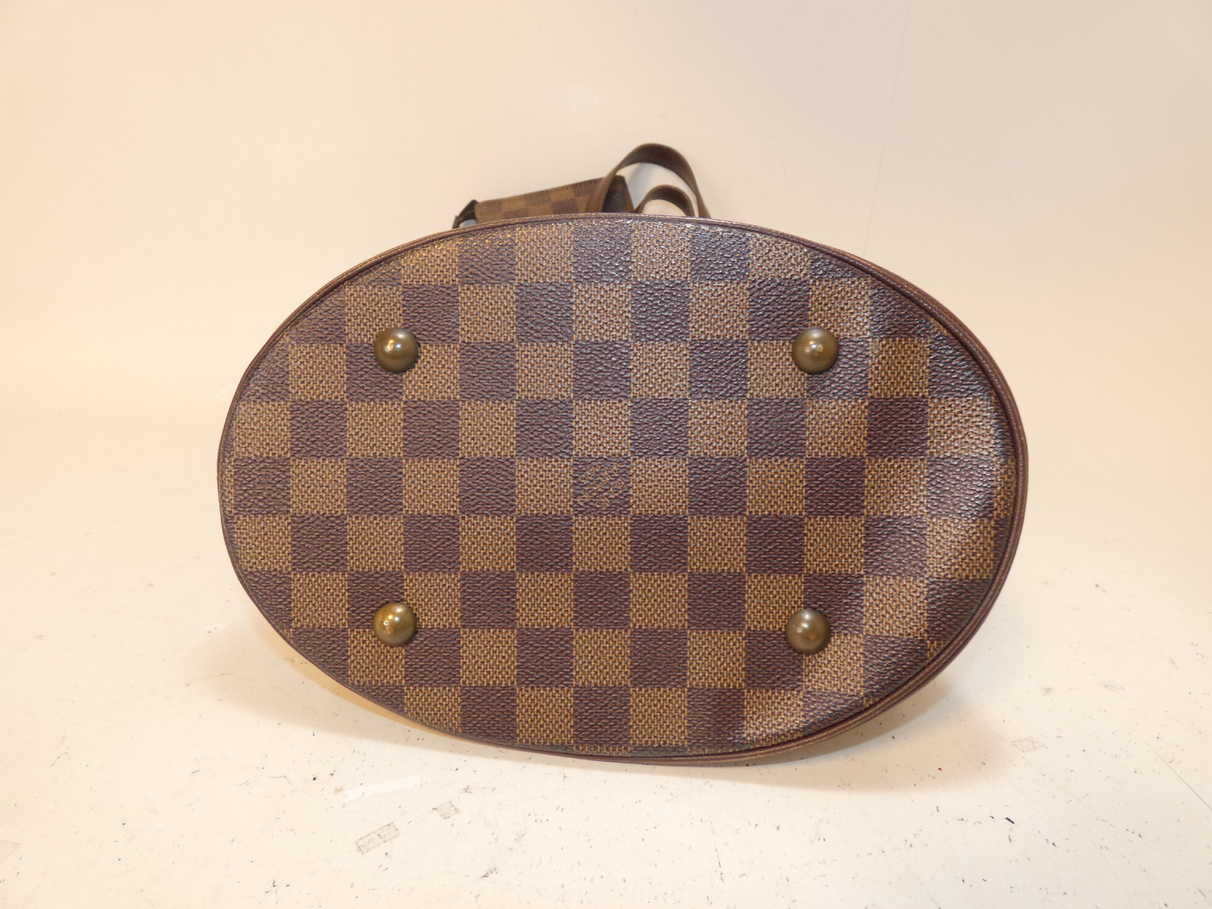 Mare Damier Hand Tote Bag with Pouch — view 6