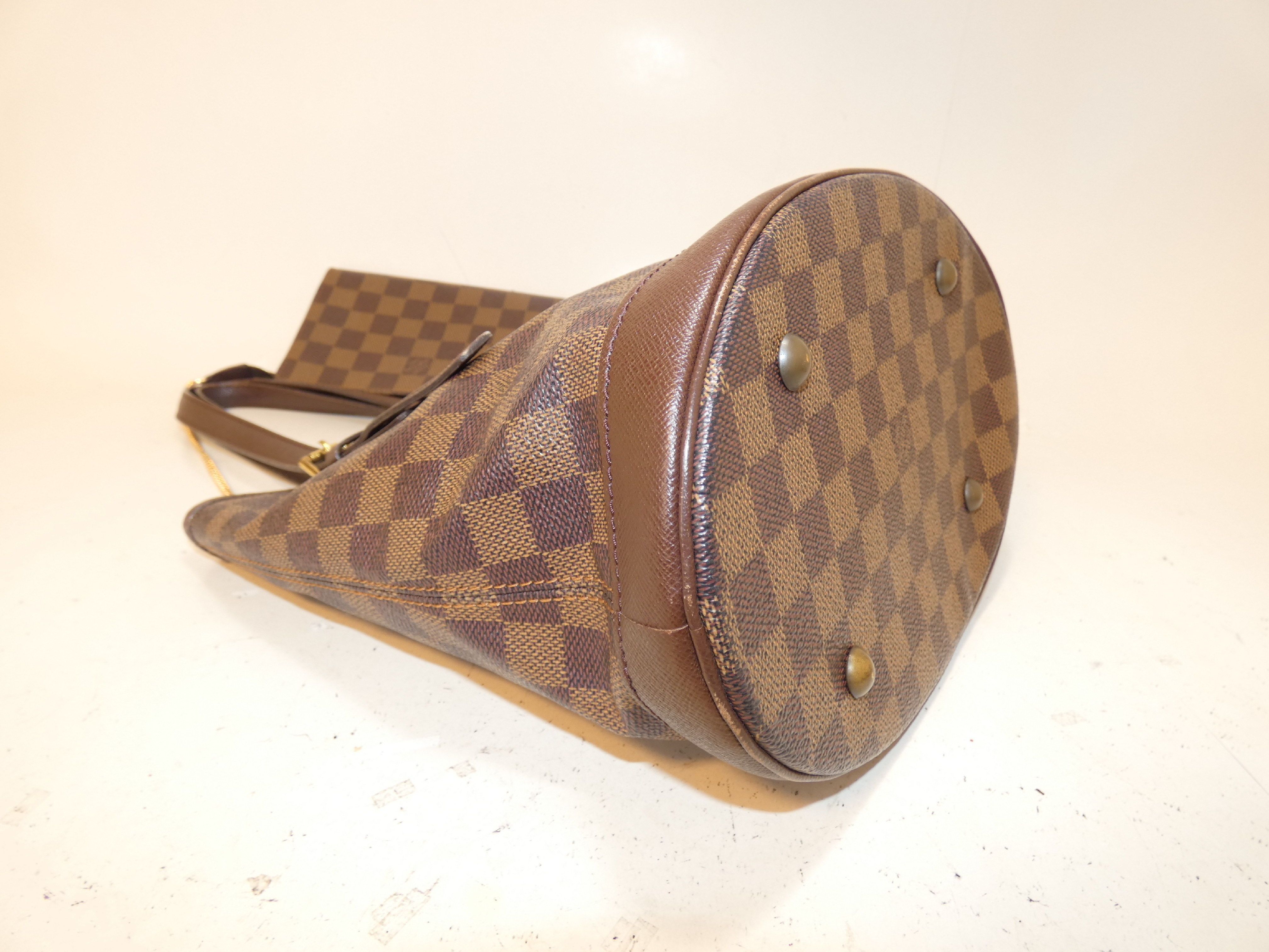 Mare Damier Hand Tote Bag with Pouch — view 7