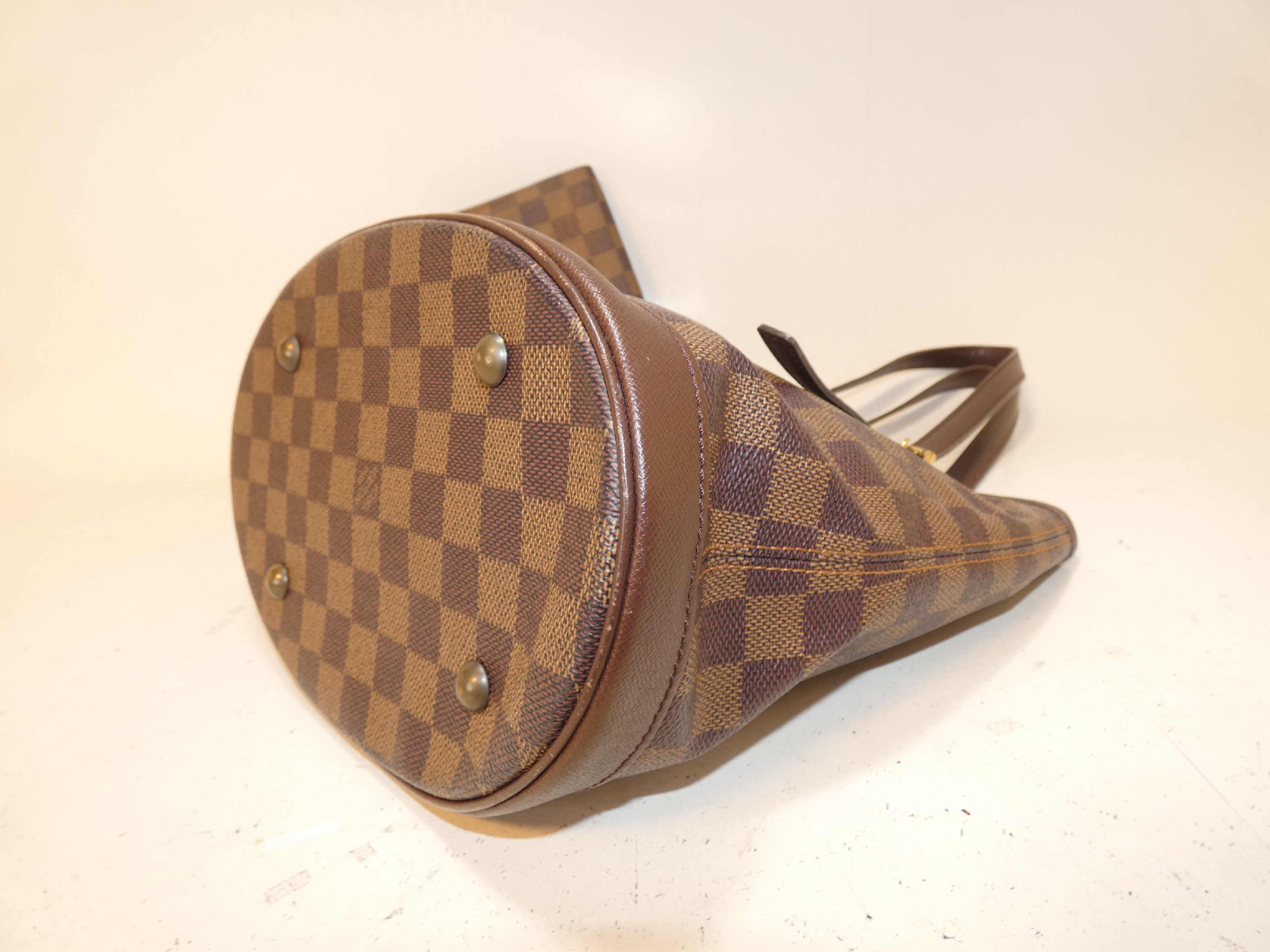 Mare Damier Hand Tote Bag with Pouch — view 8