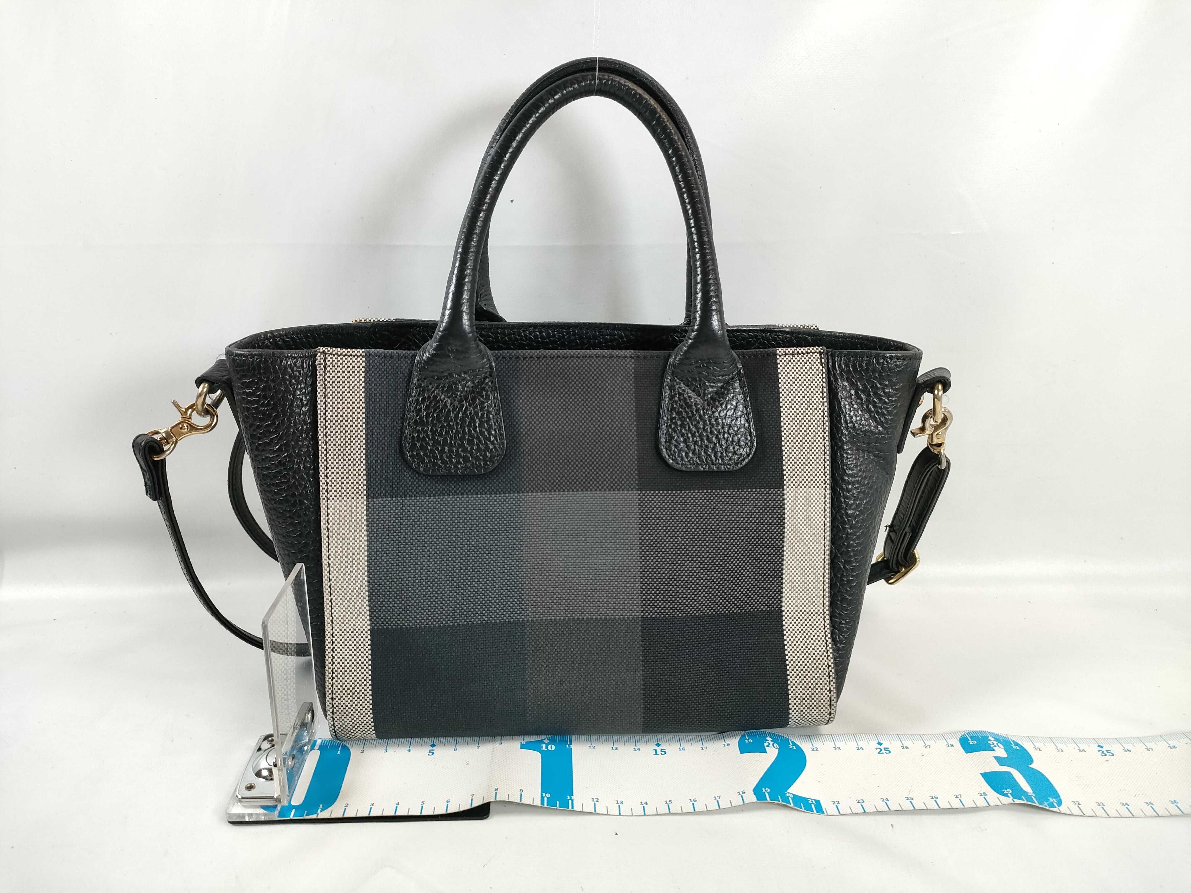 Blue Label Nova Check 2-Way Shoulder Bag with Strap (Handbag) — view 2
