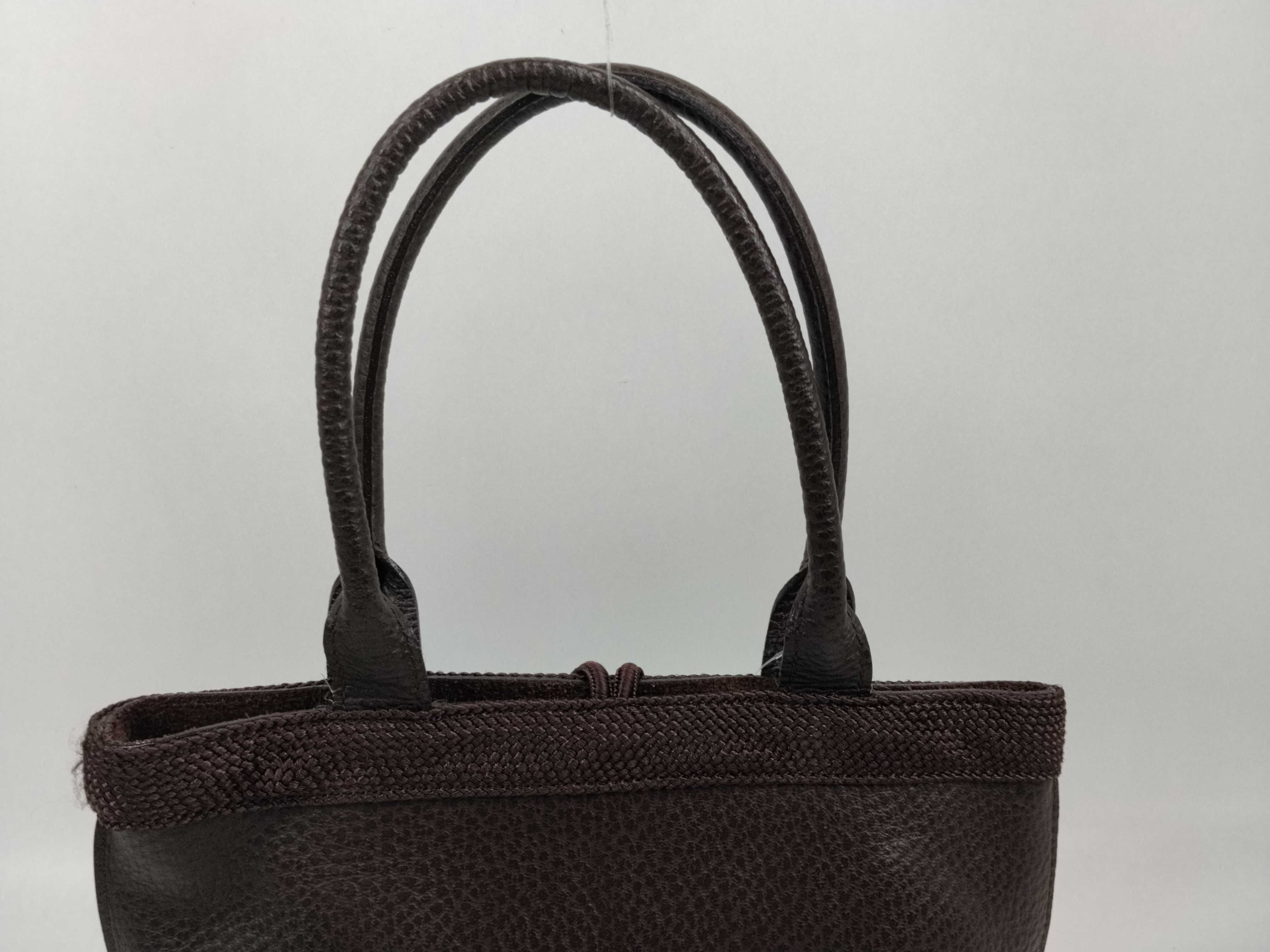 Chiffon Leather Handbag — view 4