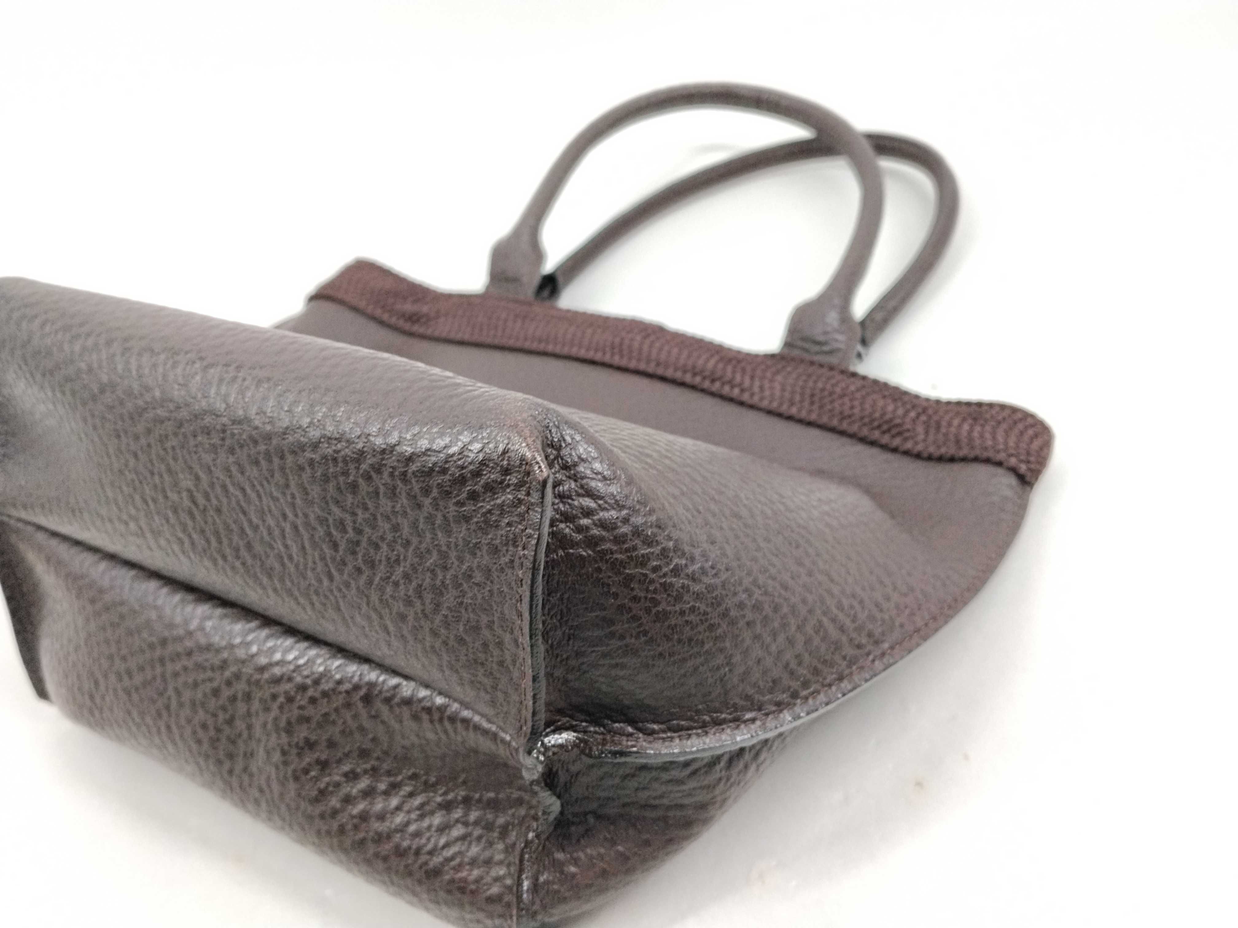 Chiffon Leather Handbag — view 6