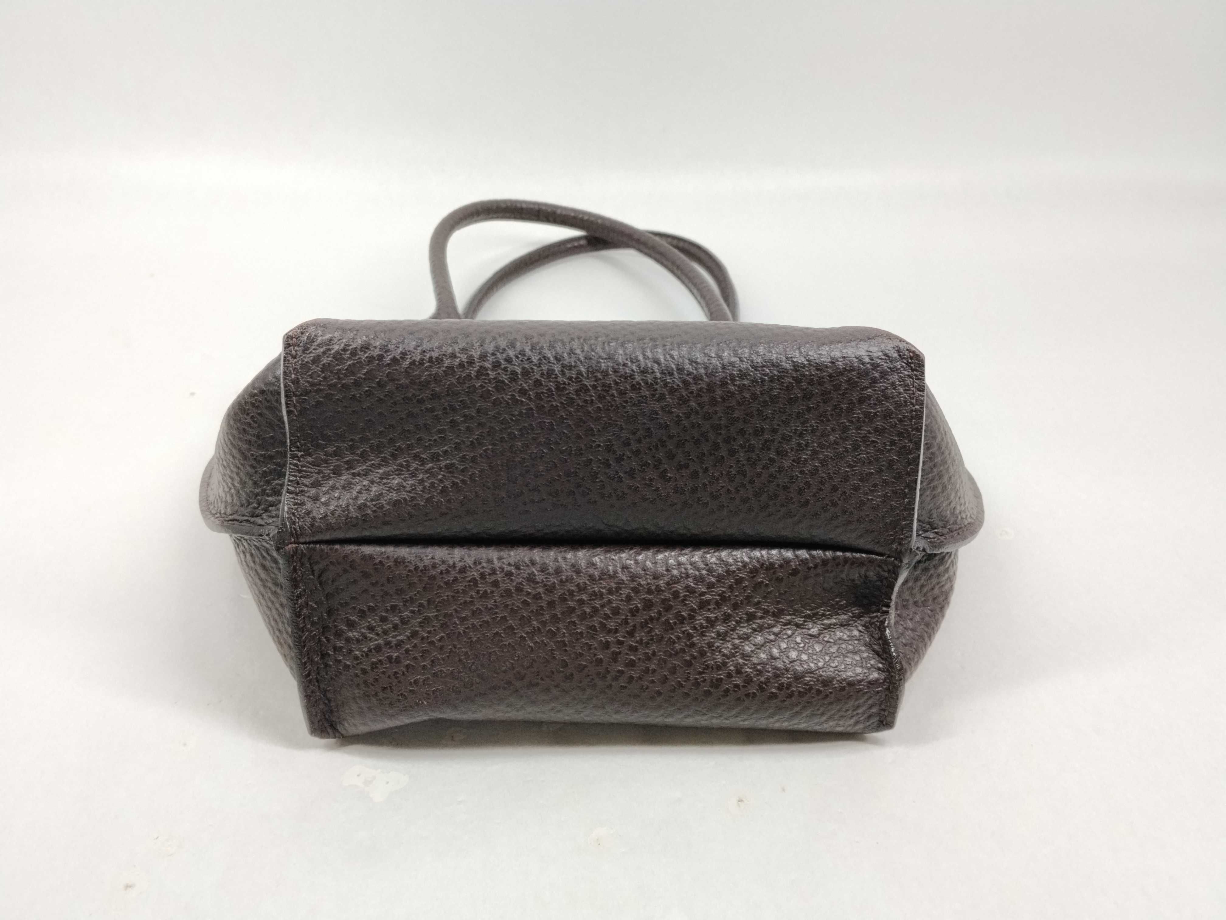 Chiffon Leather Handbag — view 7
