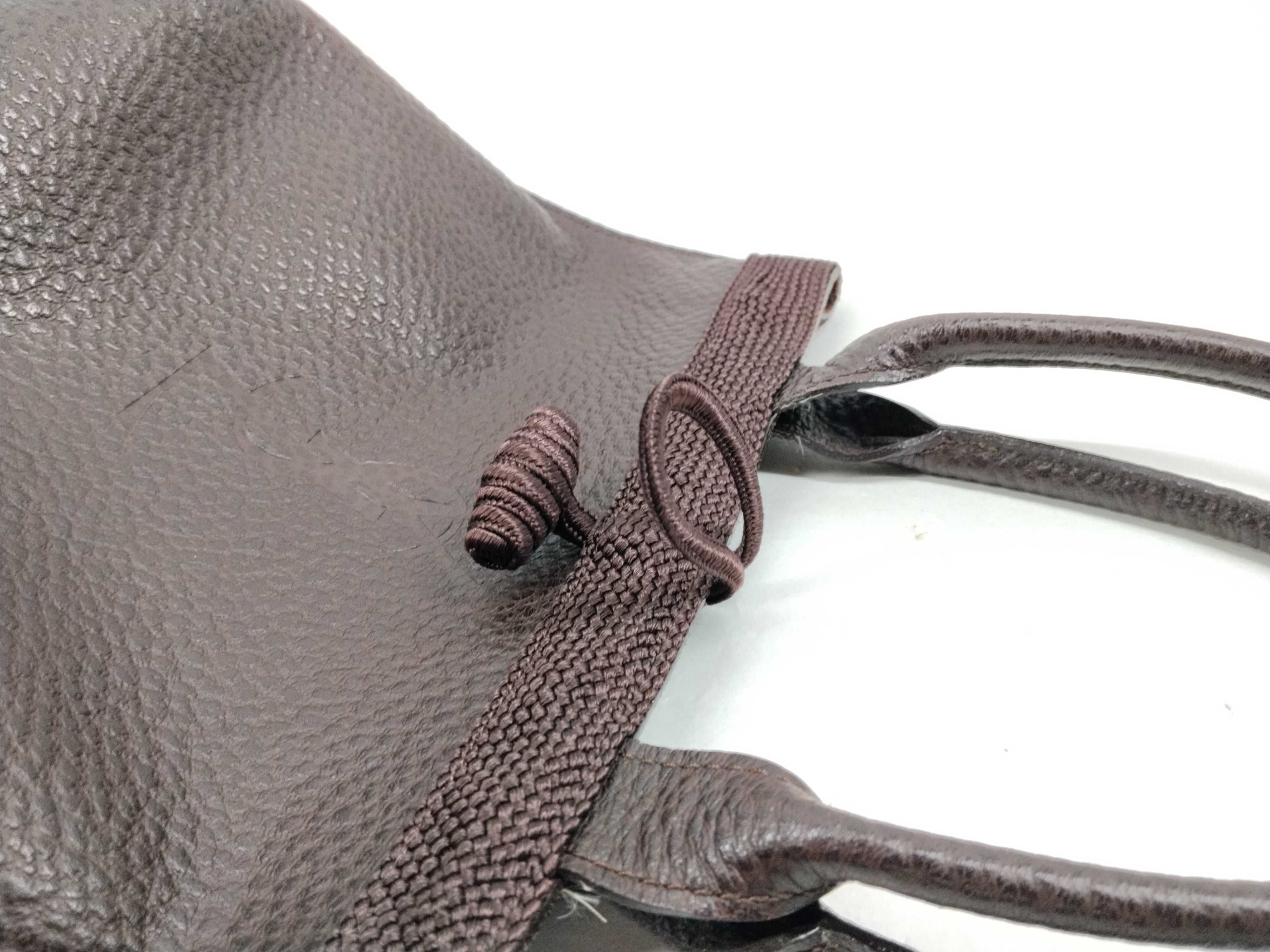 Chiffon Leather Handbag — view 8