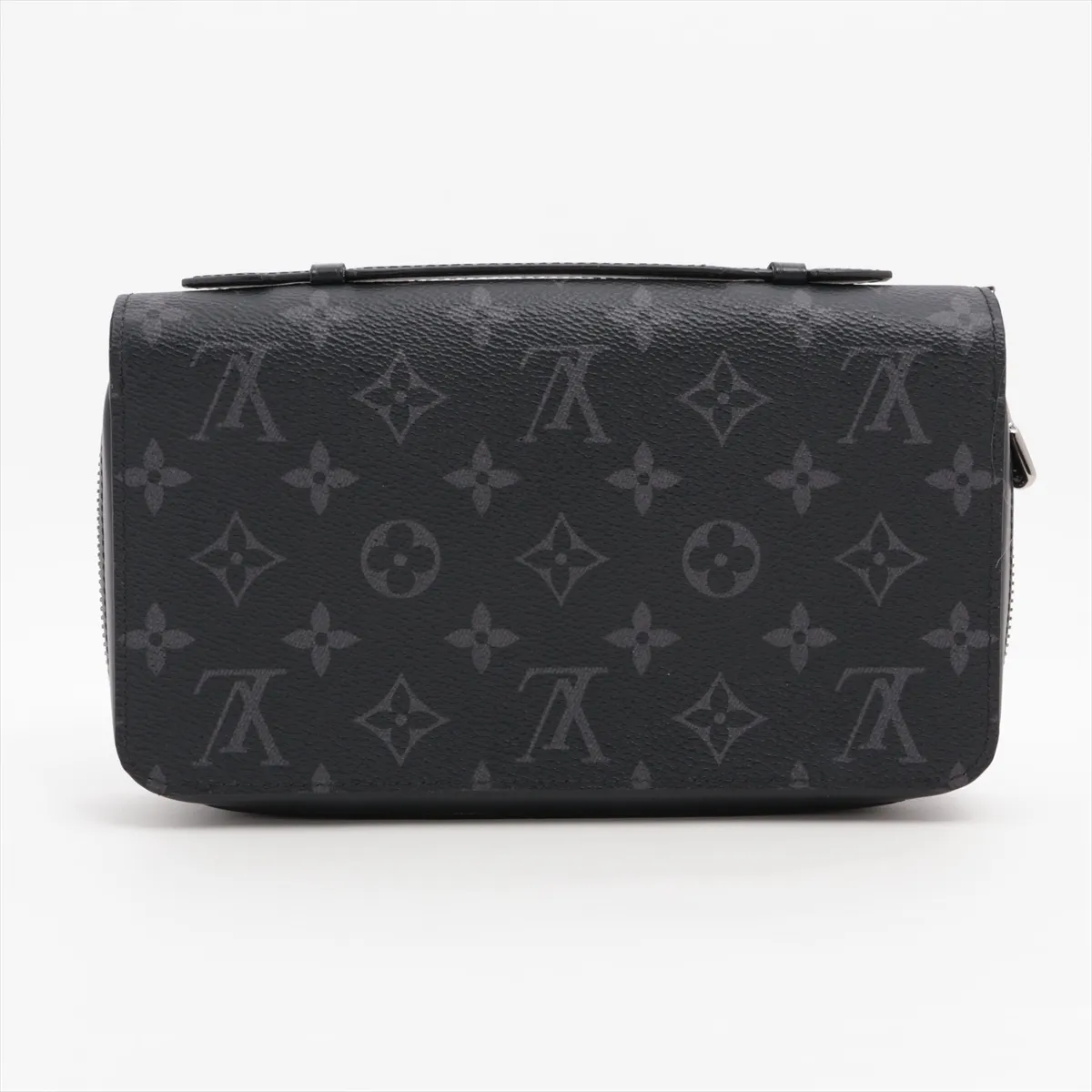 Monogram Eclipse Zippy XL M61698 Black Round Zip Wallet (RFID detected) — view 2