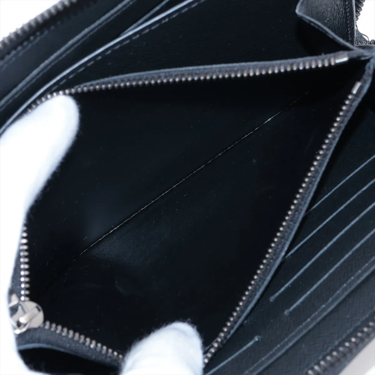 Monogram Eclipse Zippy XL M61698 Black Round Zip Wallet (RFID detected) — view 10
