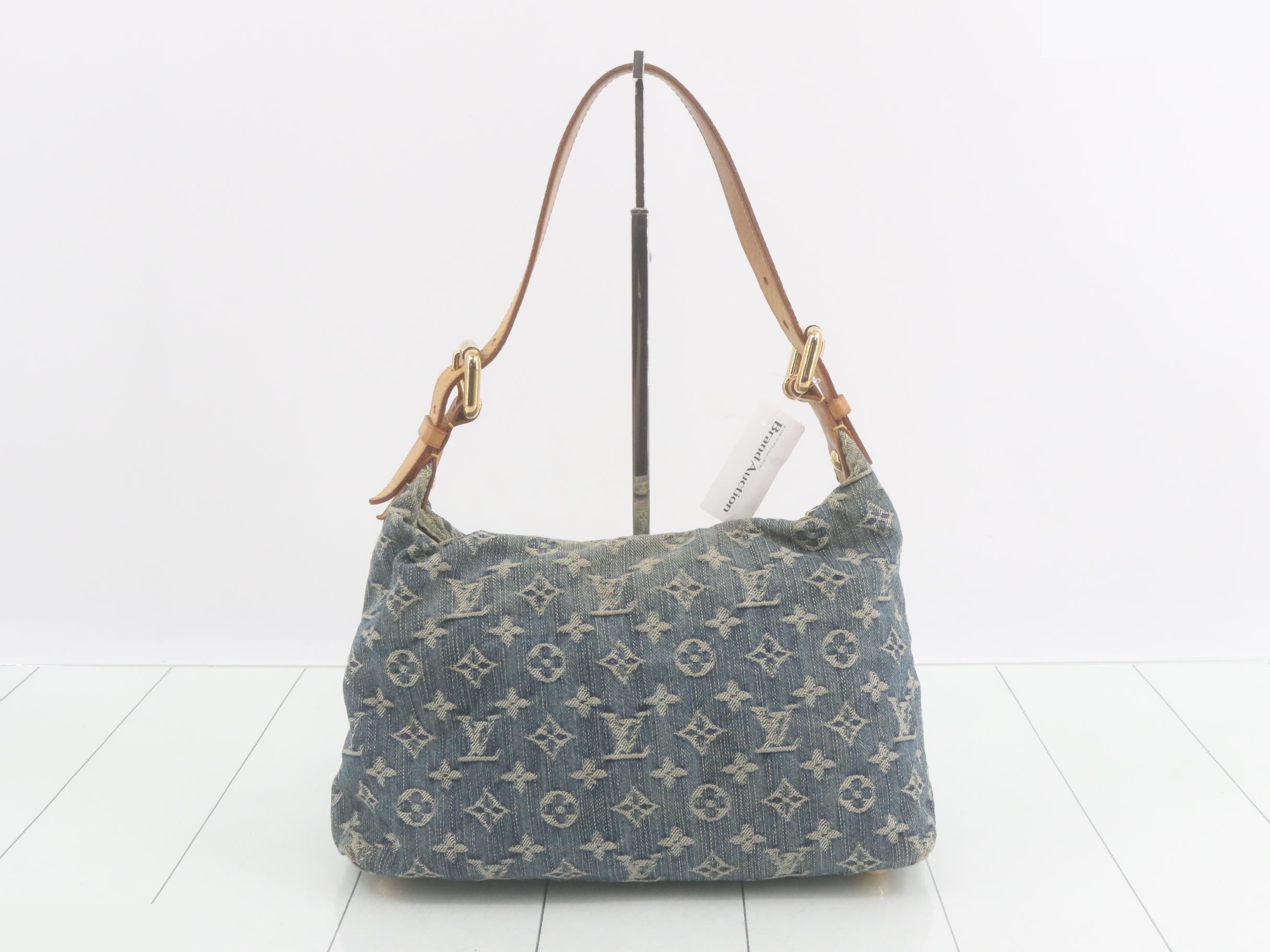 Baggy Denim Monogram Handbag — view 2