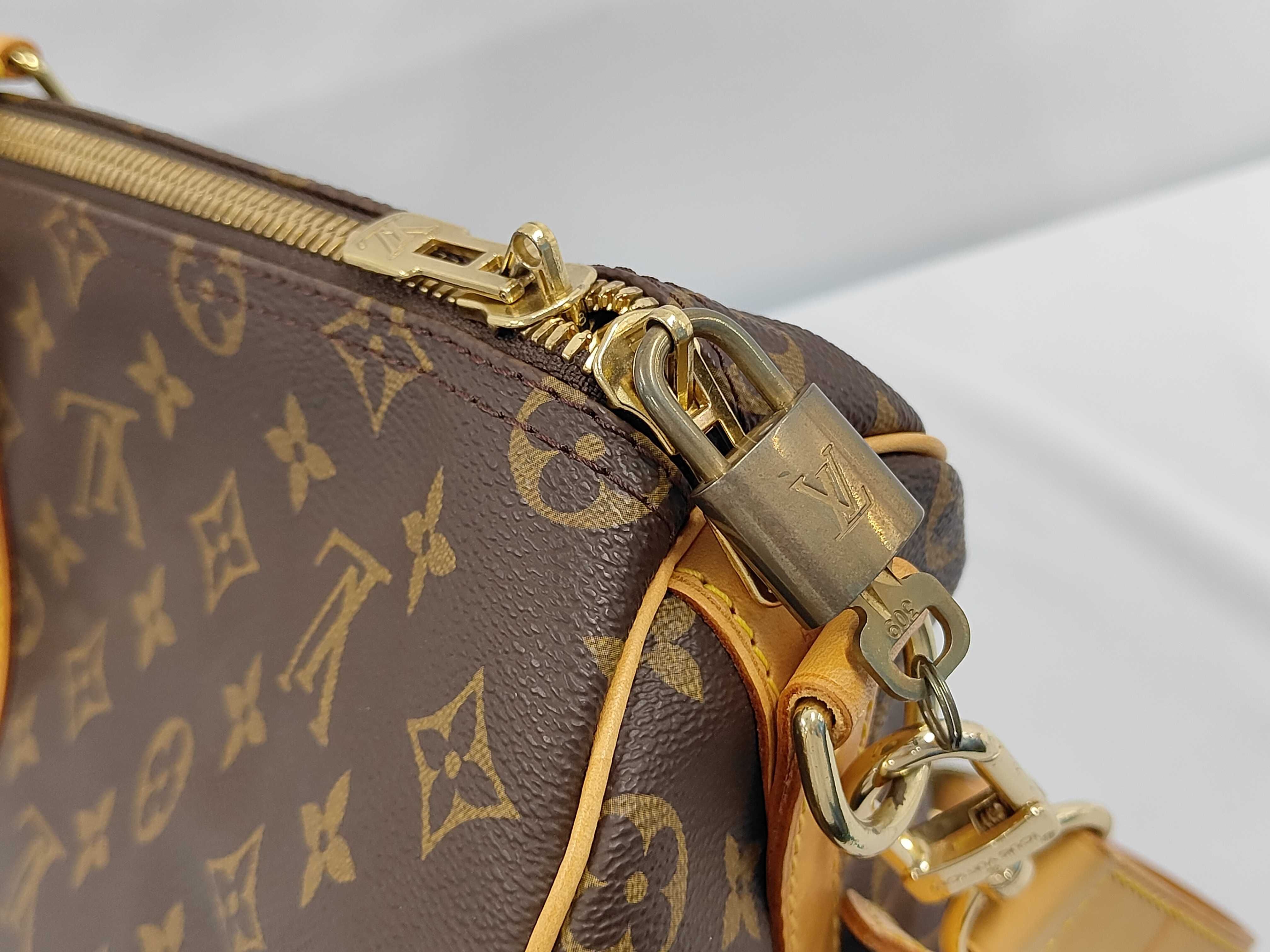Monogram Keepall Bandoulière 50 Boston Bag — view 7