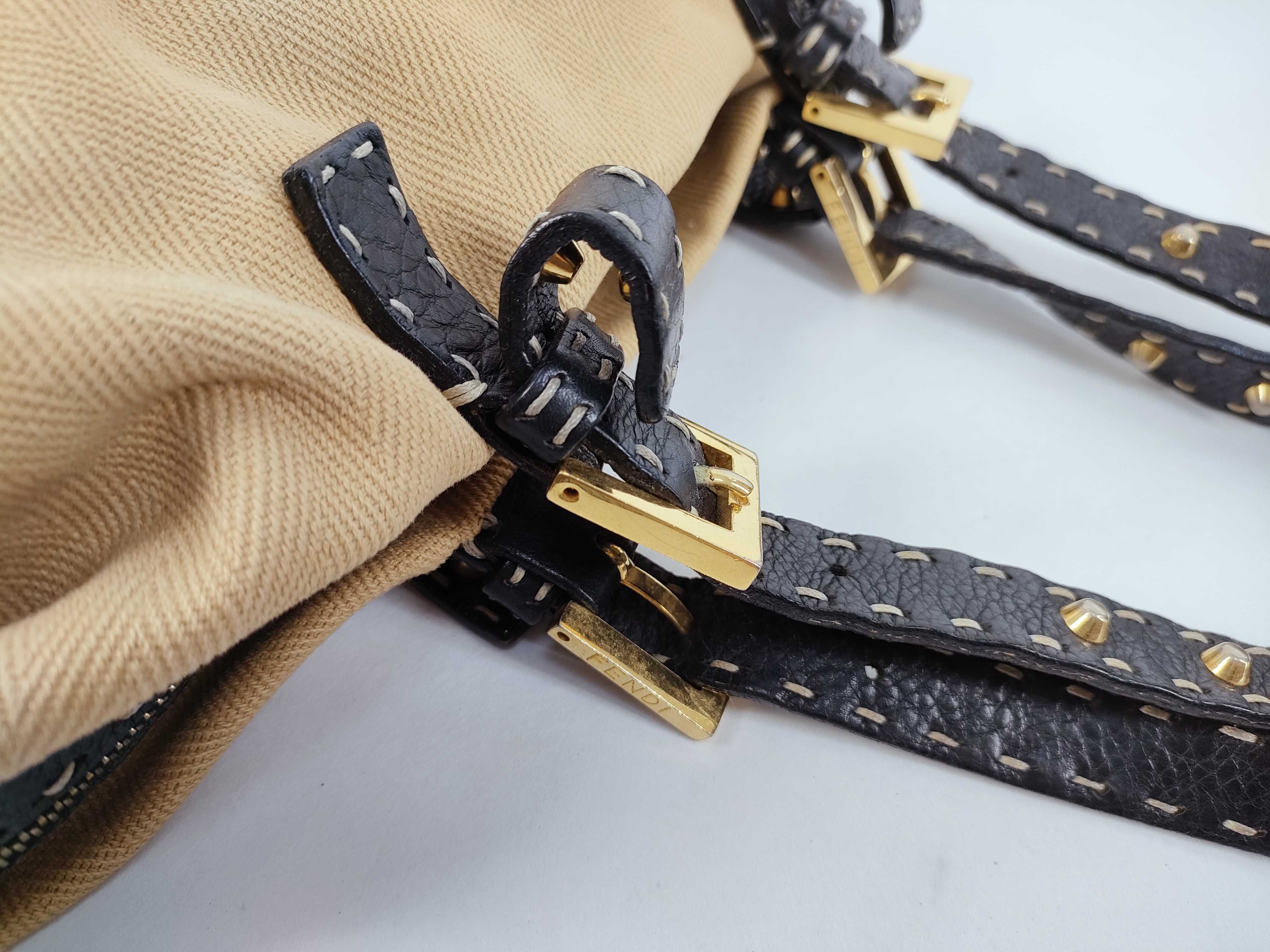 Selleria Studded Canvas Handbag — view 5