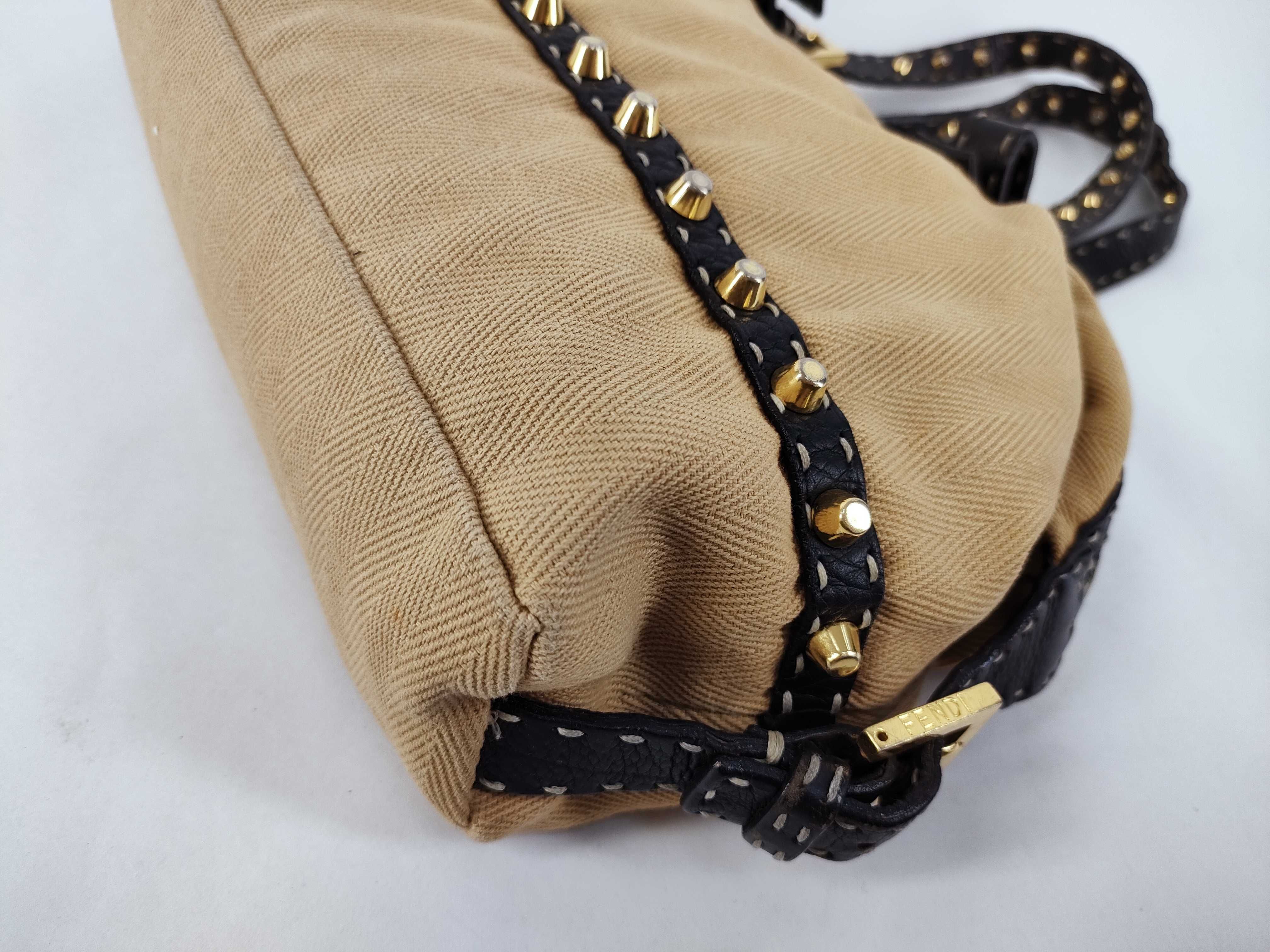 Selleria Studded Canvas Handbag — view 6