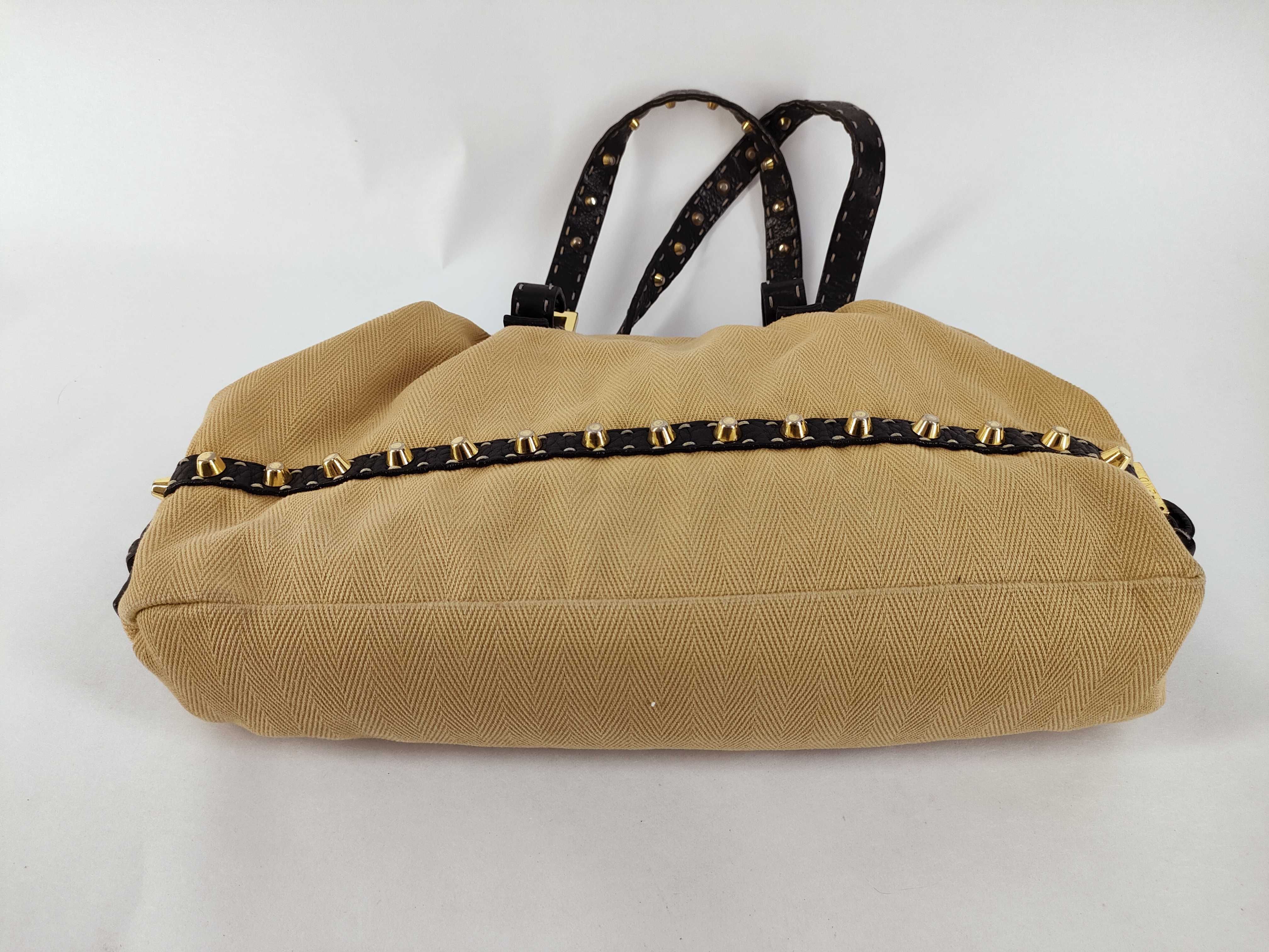 Selleria Studded Canvas Handbag — view 7