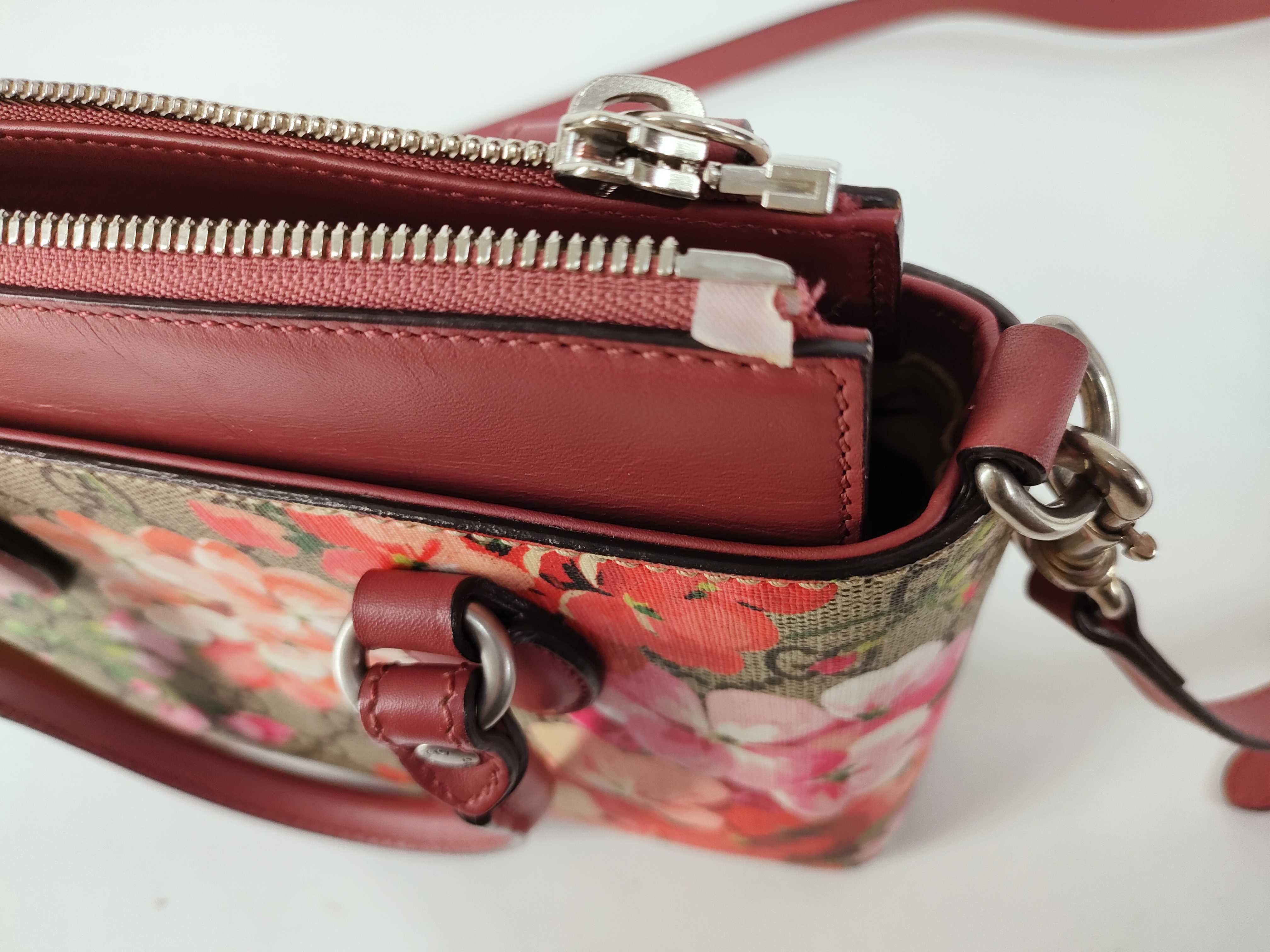 GG Canvas Gucci GG Supreme Blooms 453177 2-Way Handbag — view 13