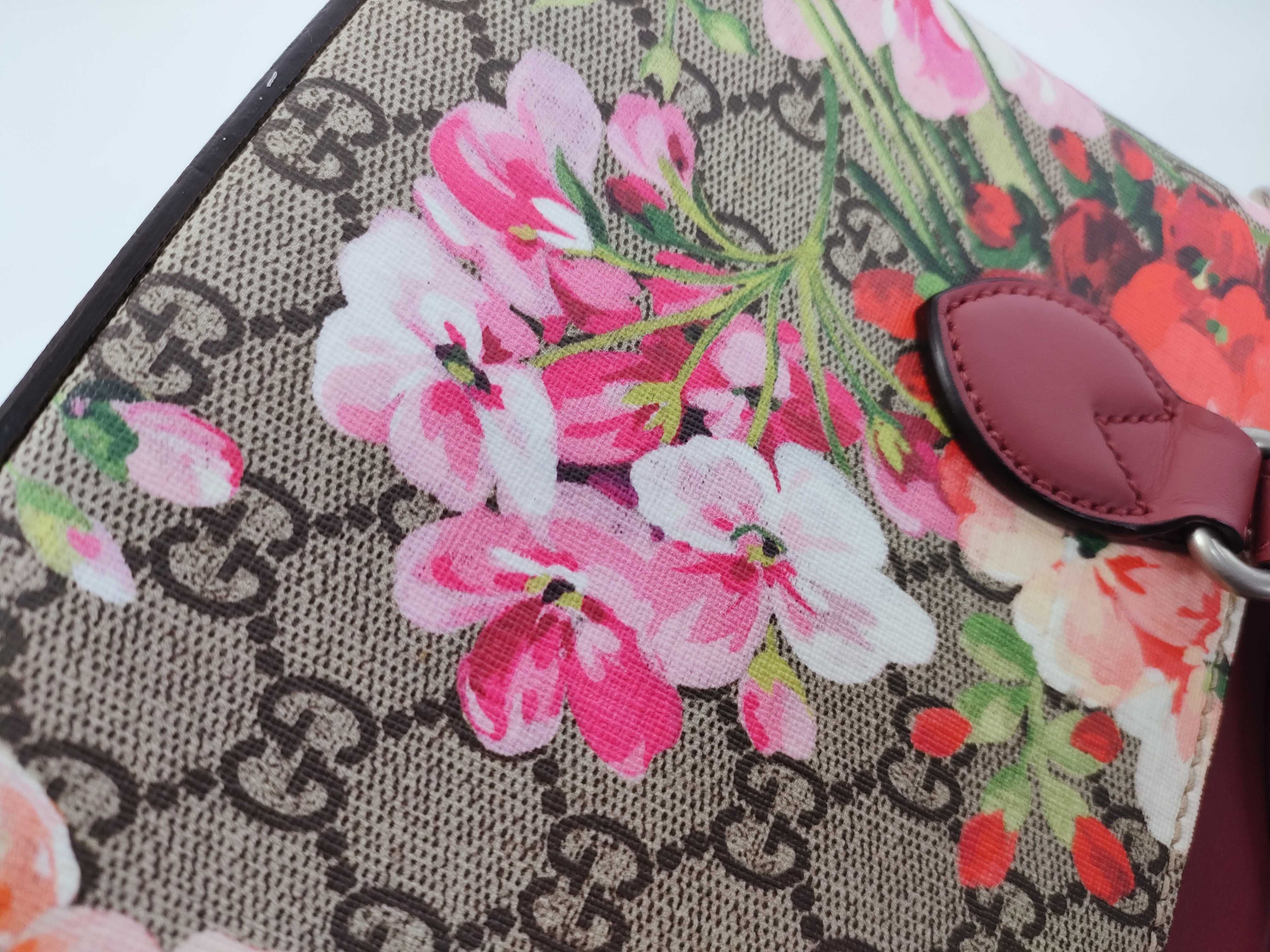 GG Canvas Gucci GG Supreme Blooms 453177 2-Way Handbag — view 14