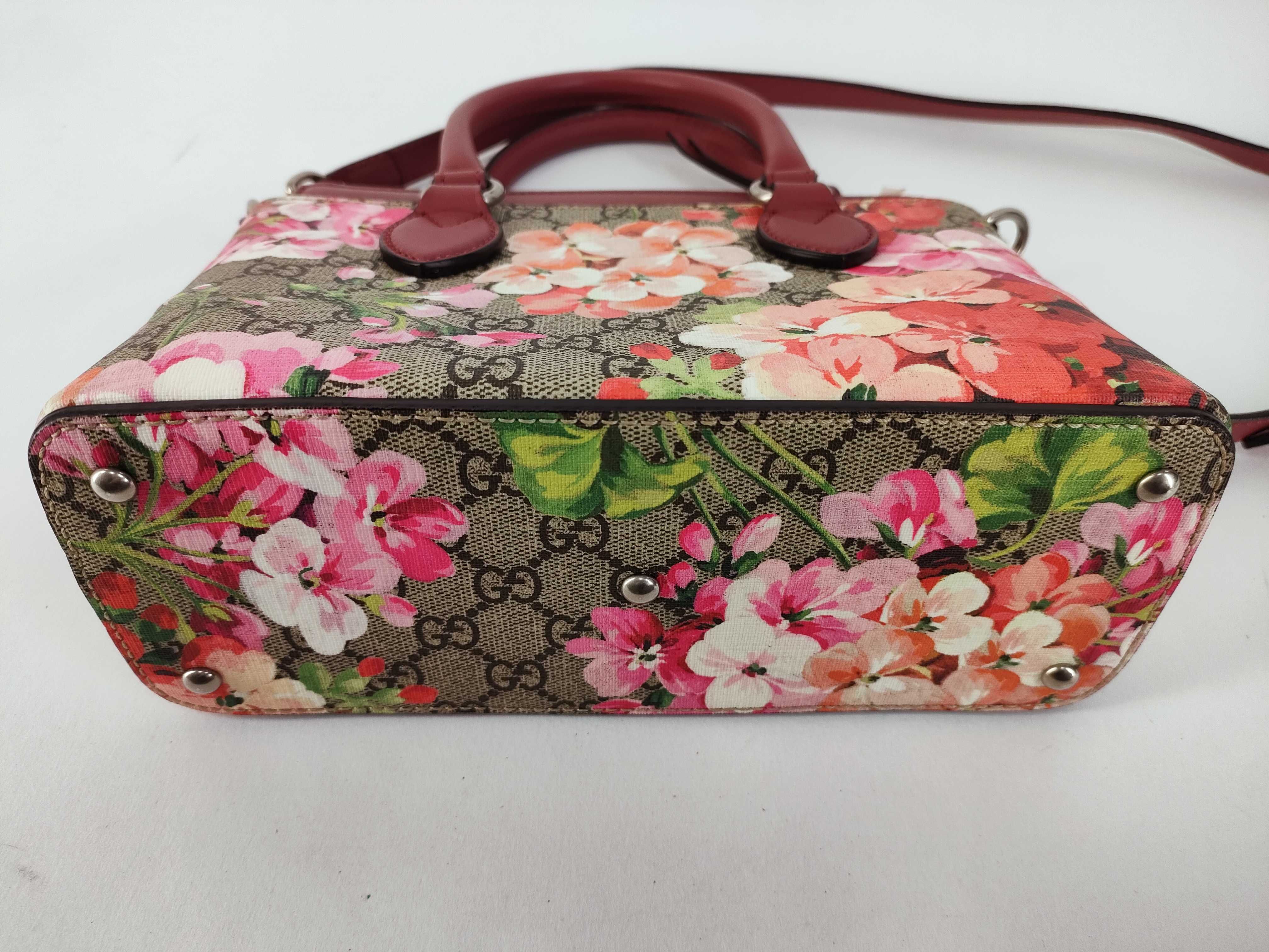 GG Canvas Gucci GG Supreme Blooms 453177 2-Way Handbag — view 8