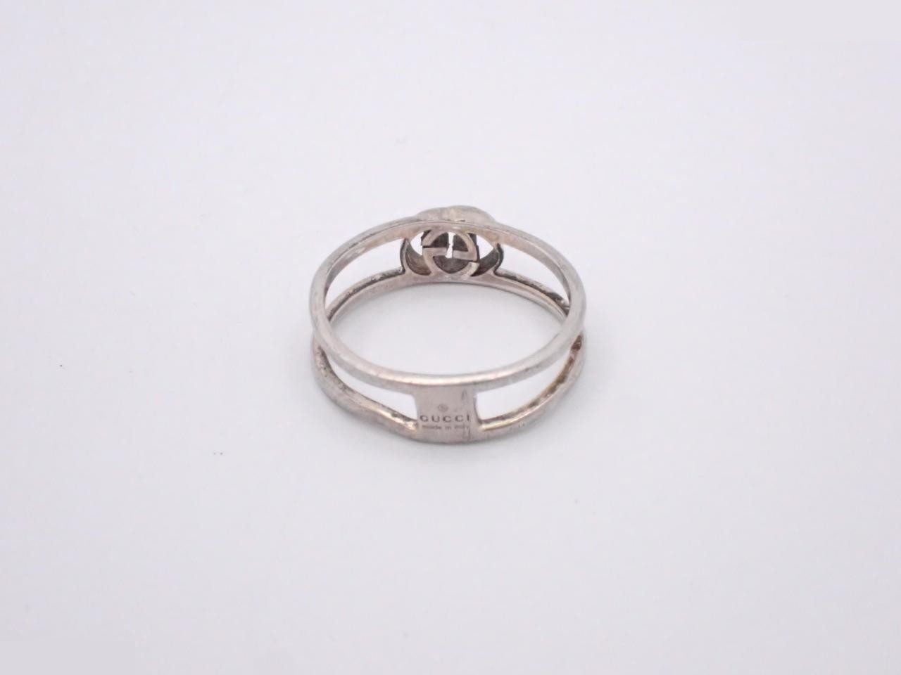 Interlocking G Open Band Ring 925/2.0g #12 — view 2
