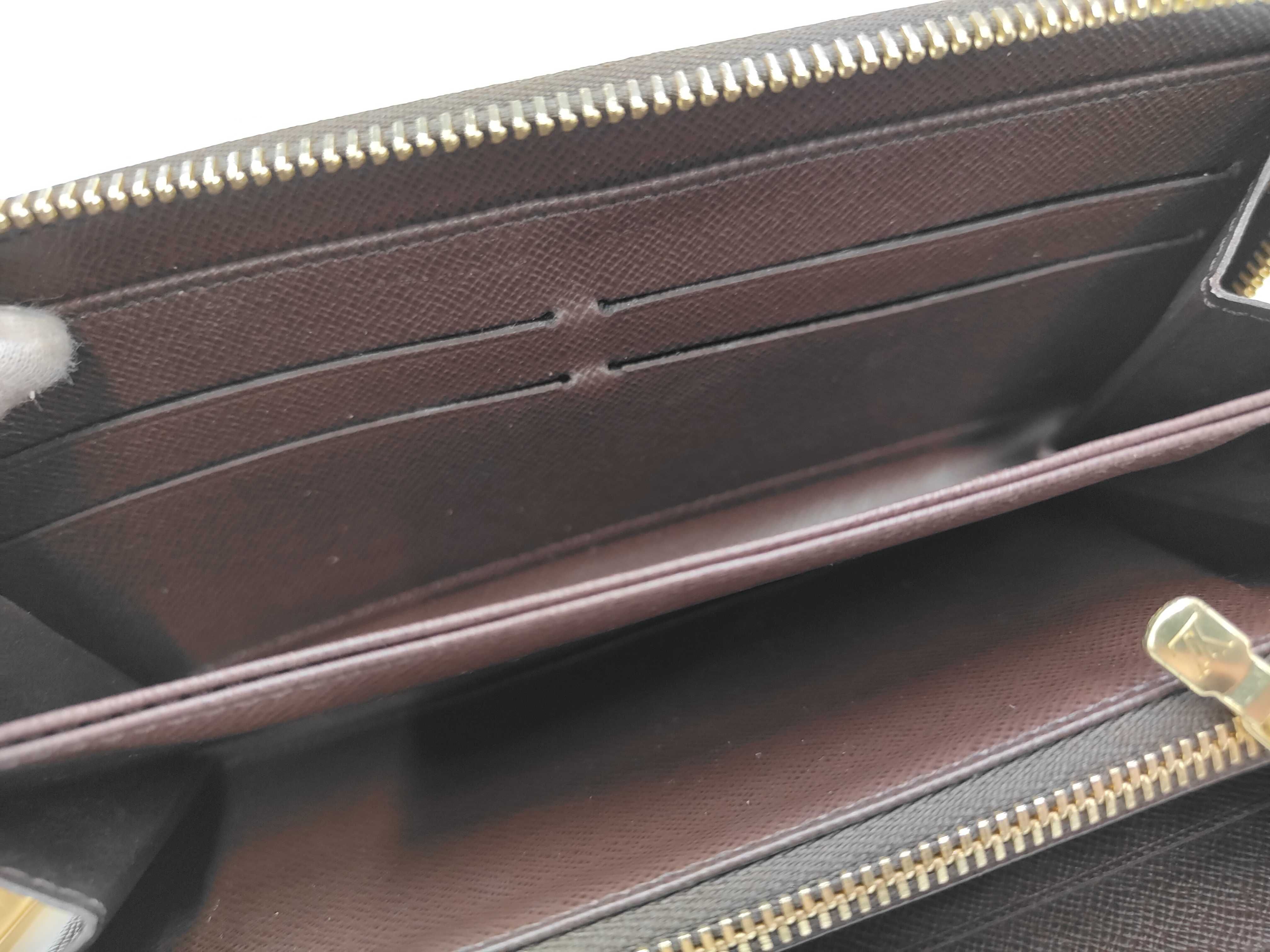 Damier LV Damier Long Wallet with Box and Dust Bag — view 9