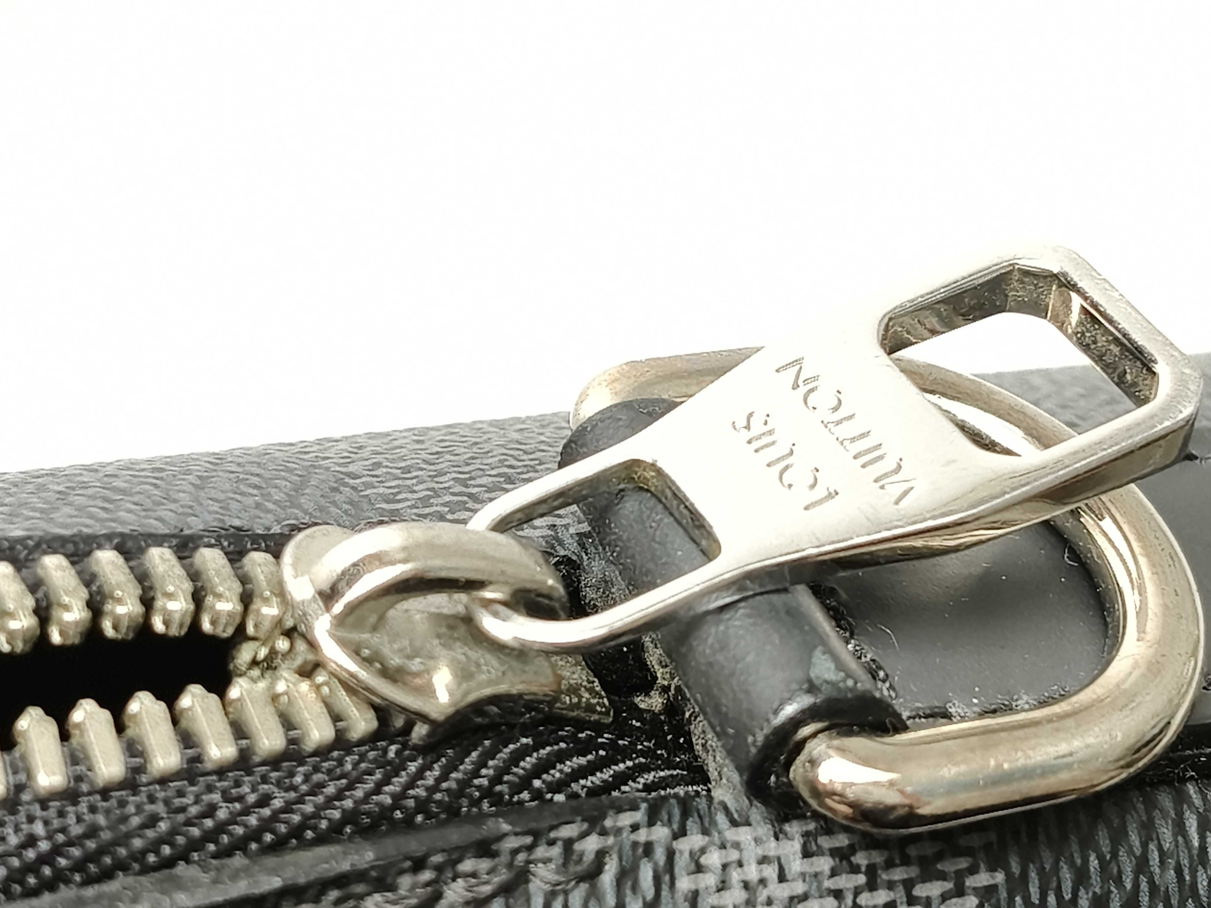 Damier Graphite Porte Documents Jour NM N48260 CA1168 Black Business Bag — view 13