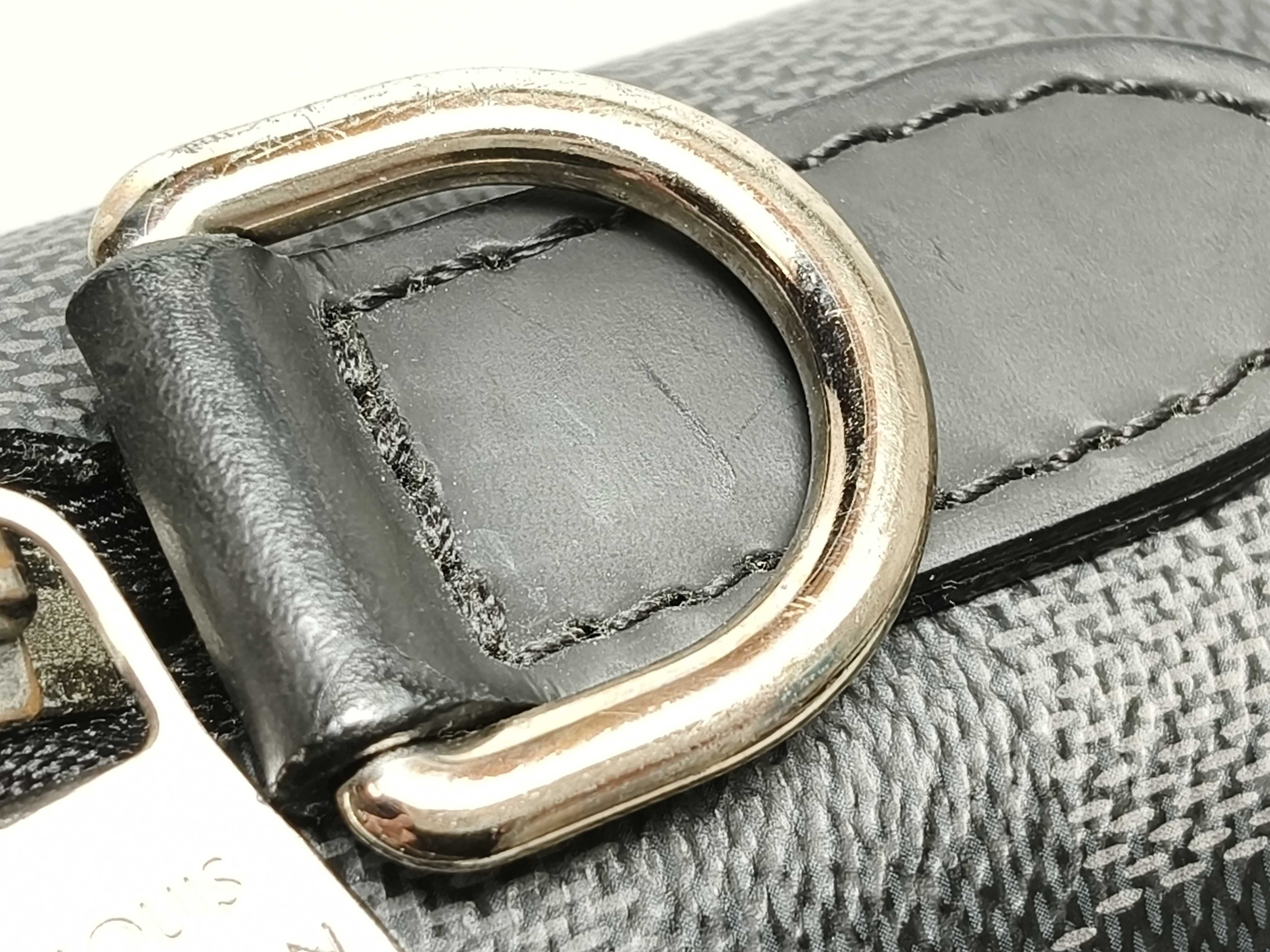 Damier Graphite Porte Documents Jour NM N48260 CA1168 Black Business Bag — view 15