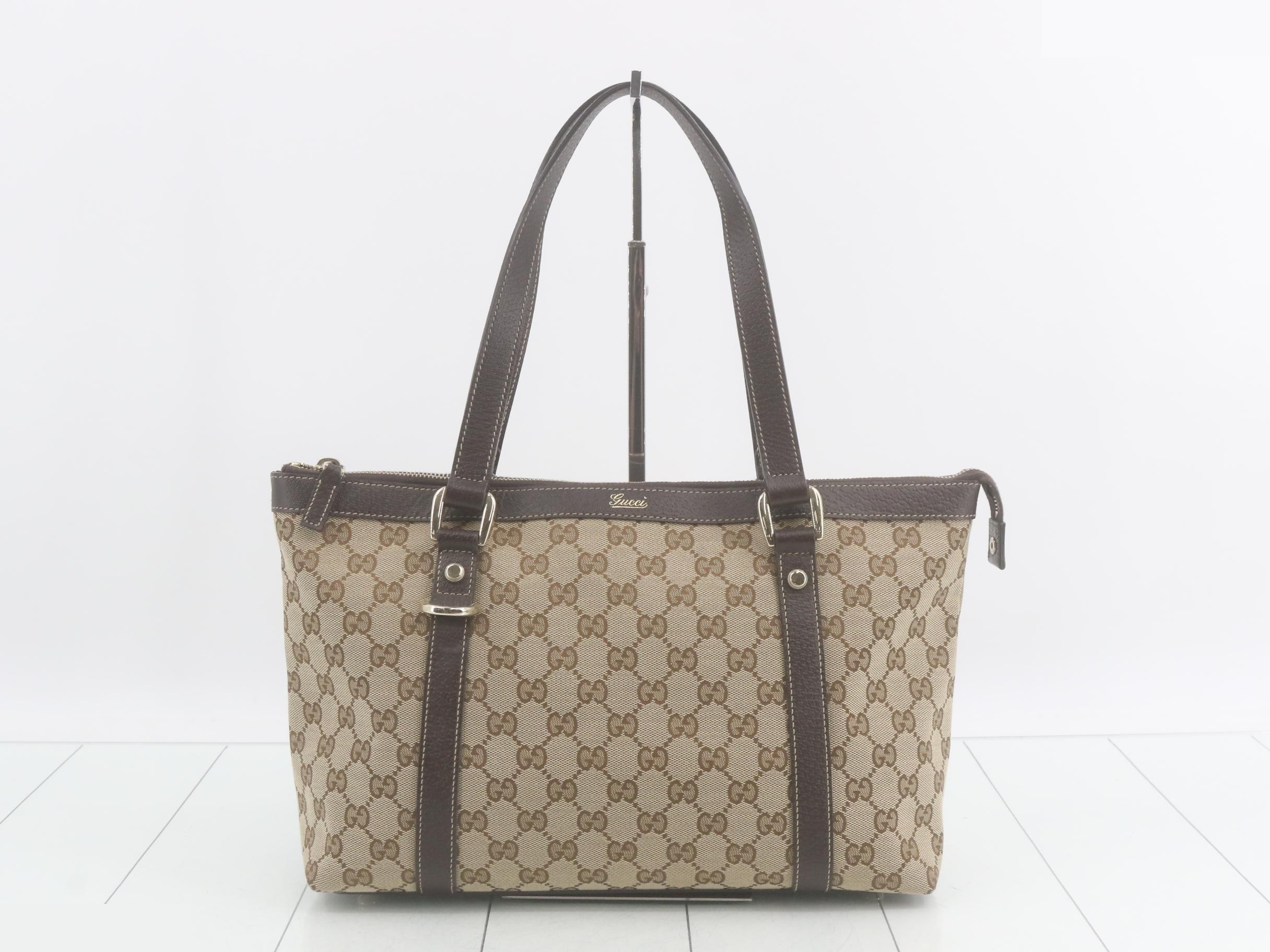 141470 Gucci GG Canvas Tote Bag