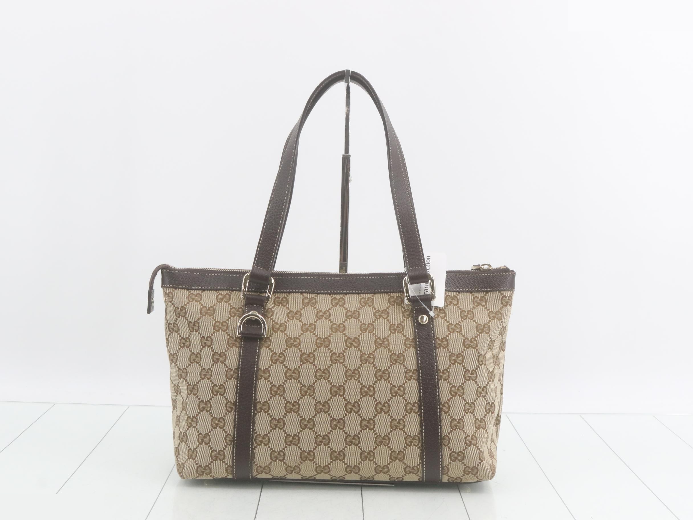 141470 Gucci GG Canvas Tote Bag — view 2