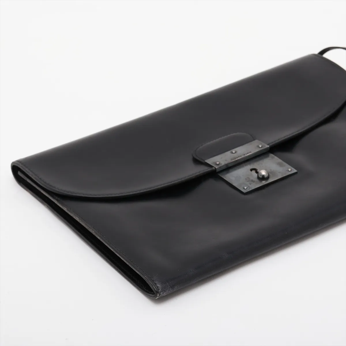 Kilius Box Calf Leather, Black, Silver Hardware, Stamp Unknown — view 4