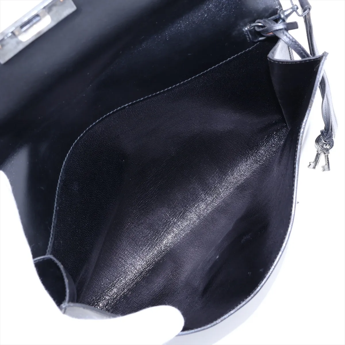 Kilius Box Calf Leather, Black, Silver Hardware, Stamp Unknown — view 5