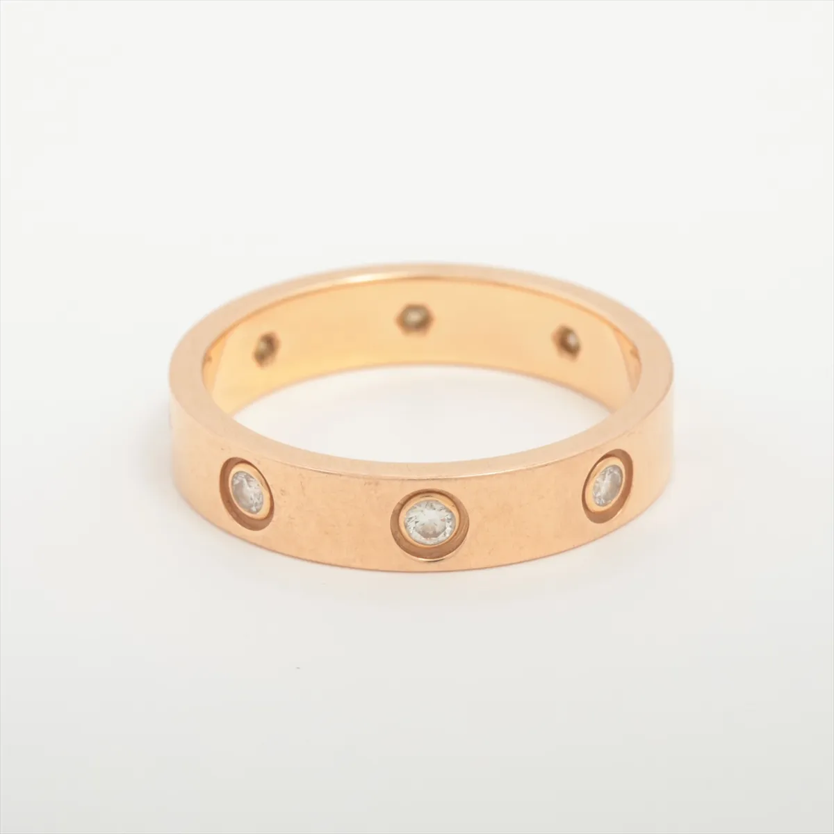 Mini Love Full Diamond Ring 750(PG) 4.3g 52 CBW705 B4050852 — view 2