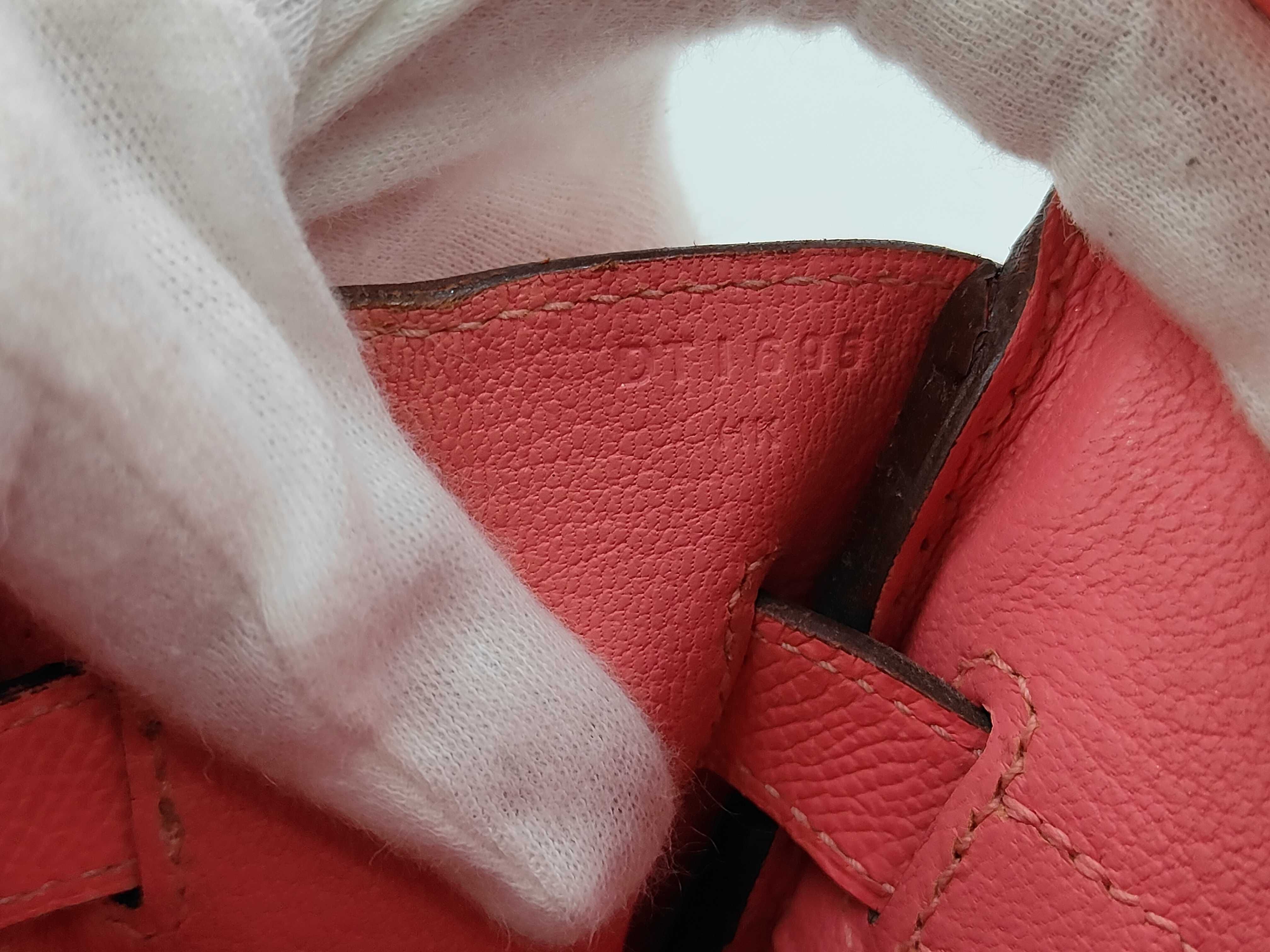 Birkin 30 Epsom leather, silver hardware, D color, pinkish handbag — view 13