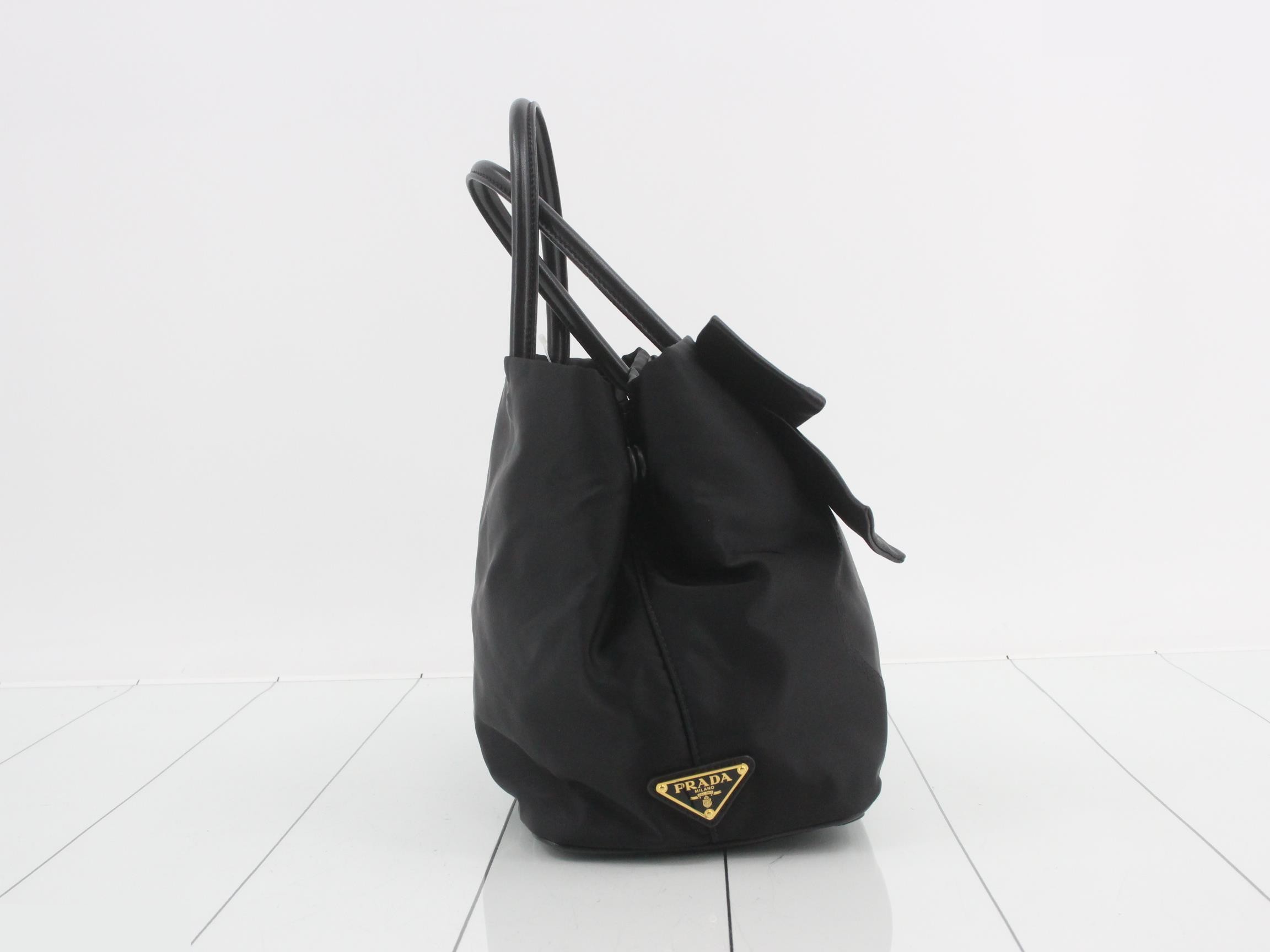 2-way Ribbon Nylon Shoulder Bag — view 4