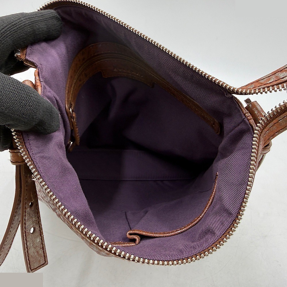 Collezione (Bag) - Shoulder Bag - Brown/Silver — view 7