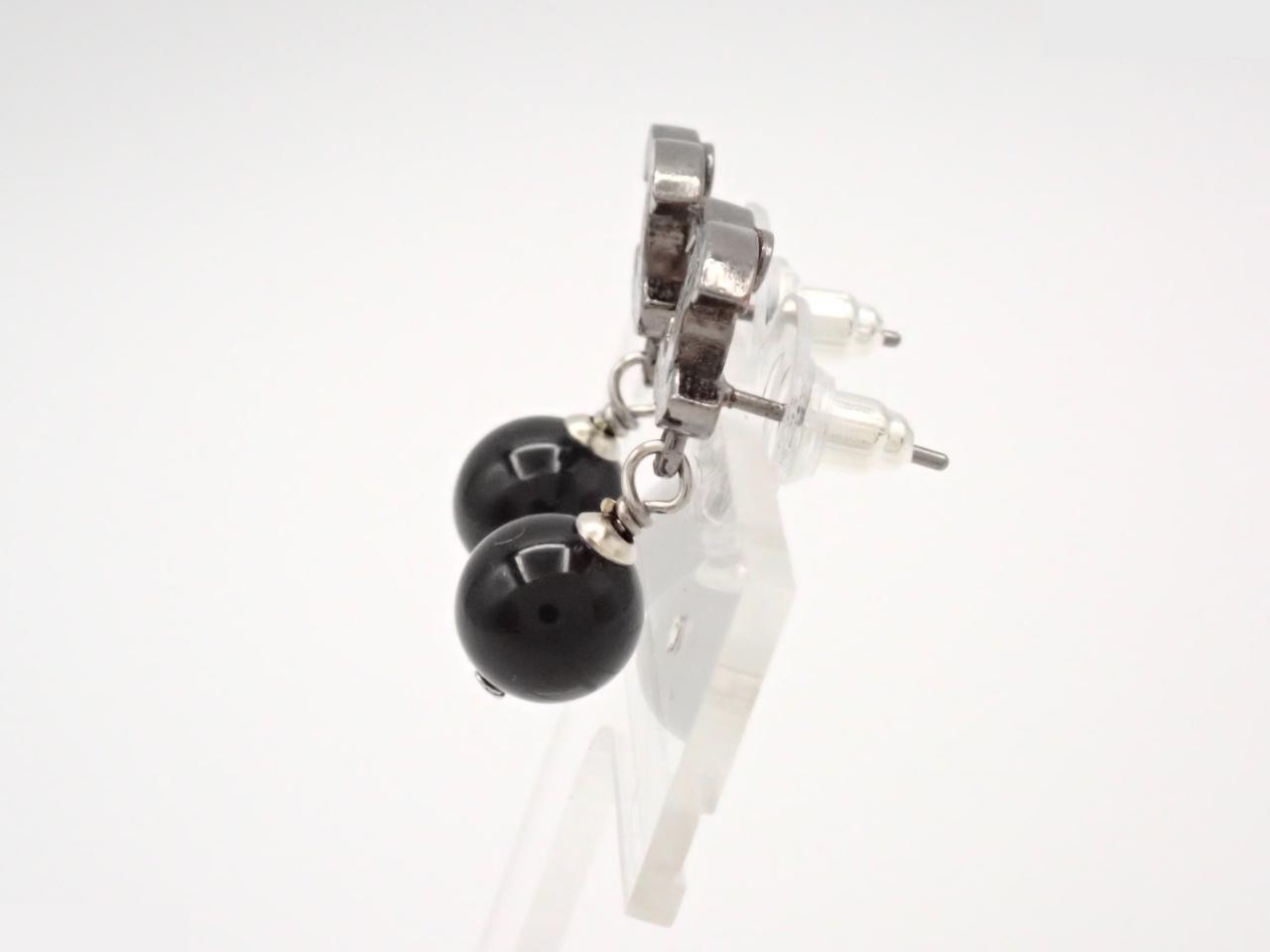 Earrings with Coco Mark logo — view 3