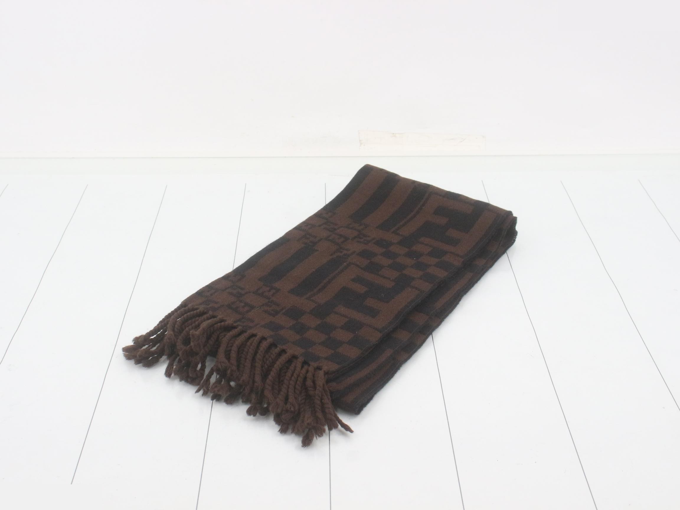 scarf, brown