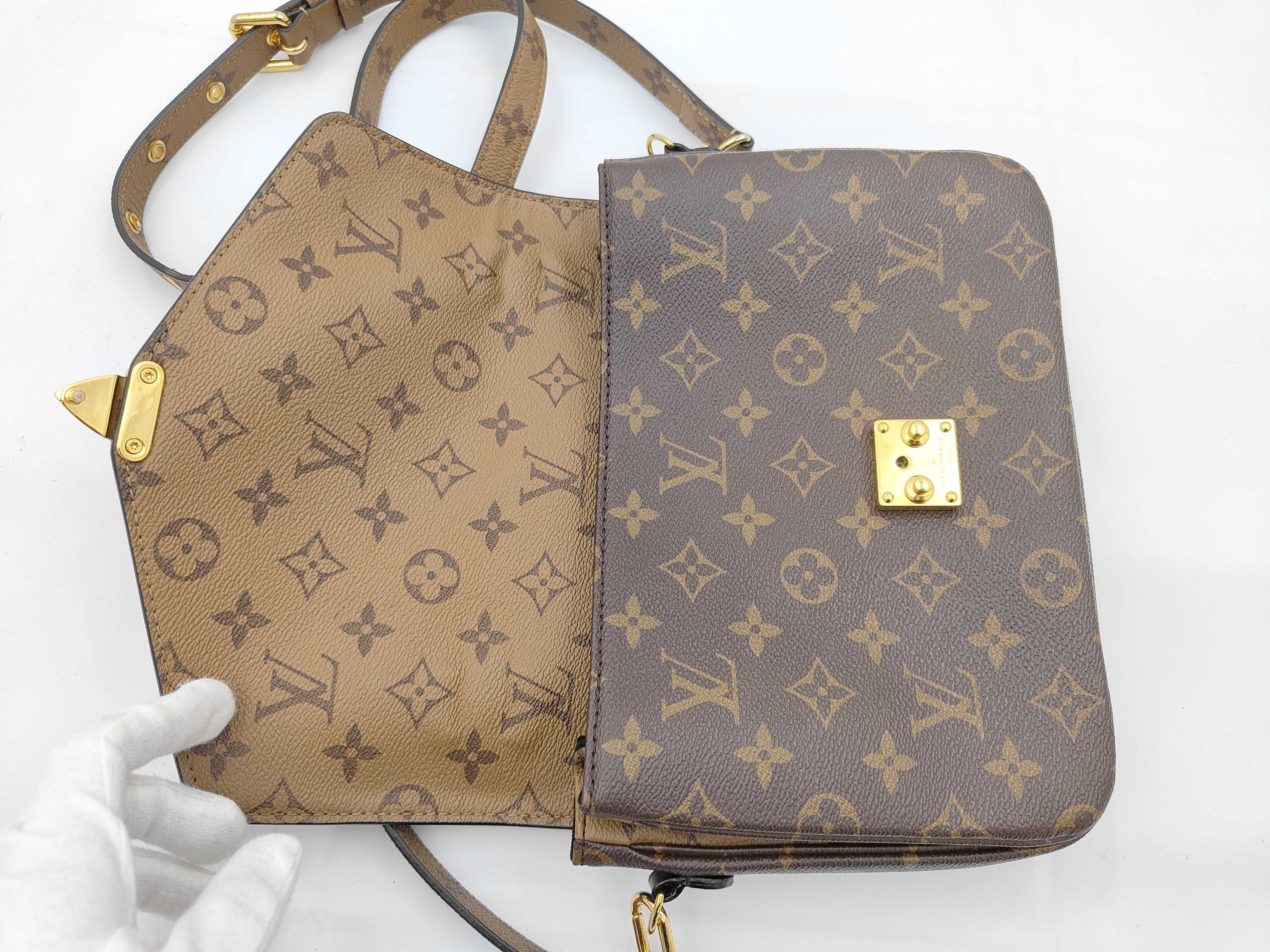 Monogram Reverse Pochette Metis MM Shoulder Bag — view 8