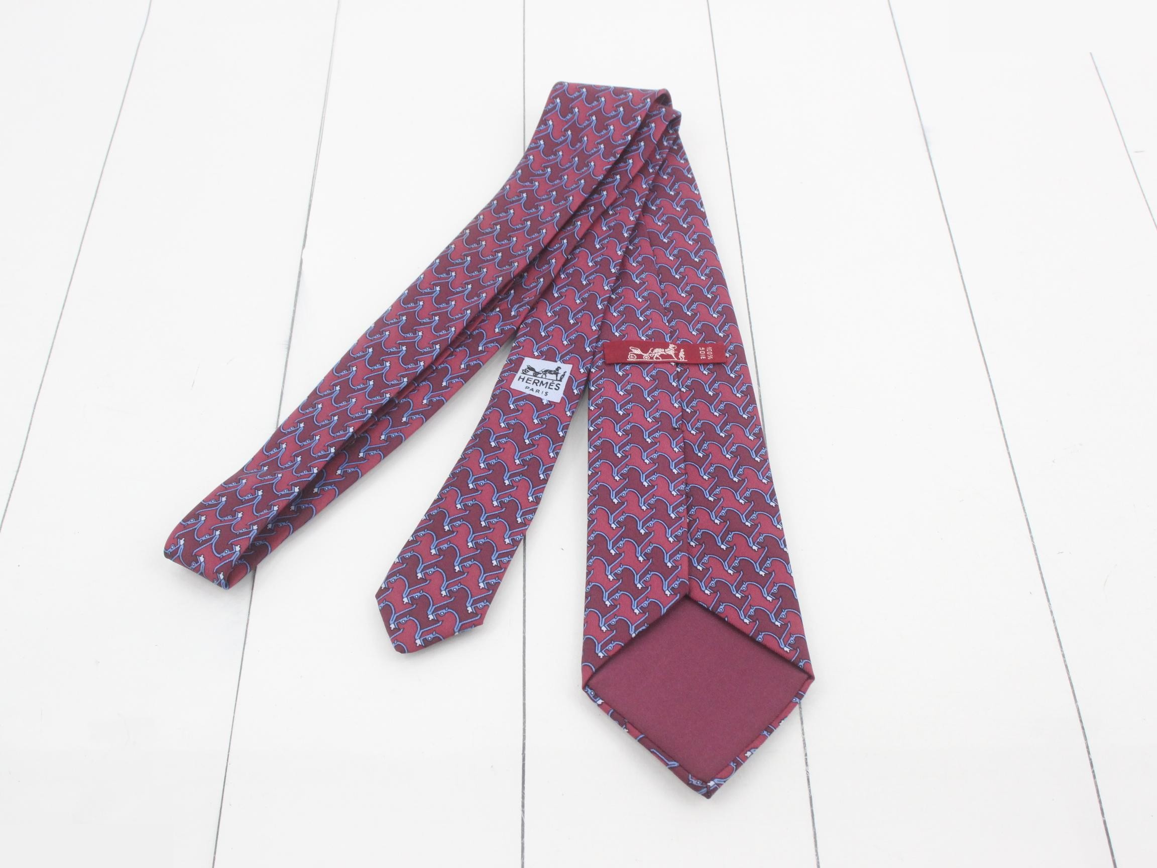 Purple necktie — view 2