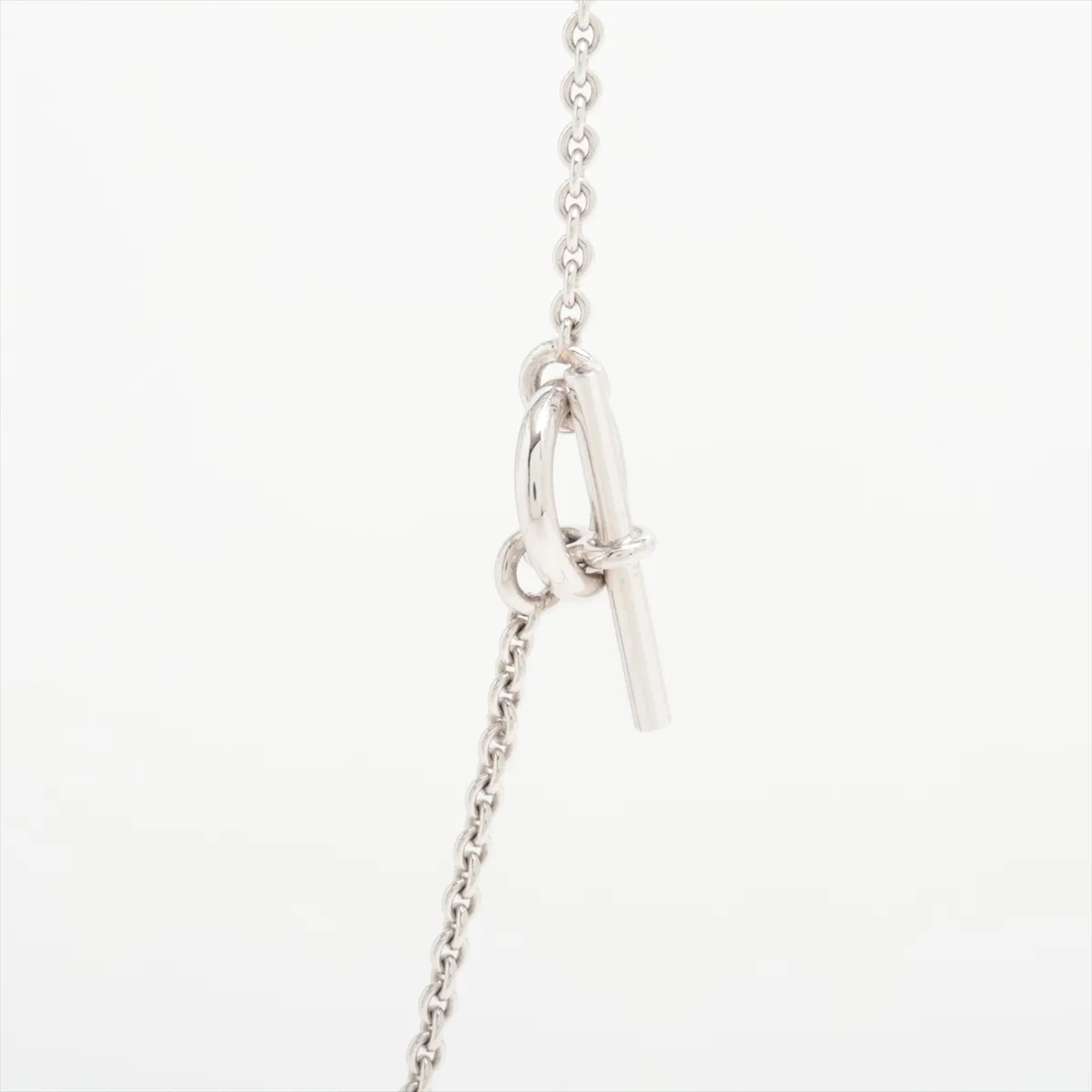 Horseshoe Lucky Diamond Necklace 750 (WG) 9.1g 0512281 — view 3