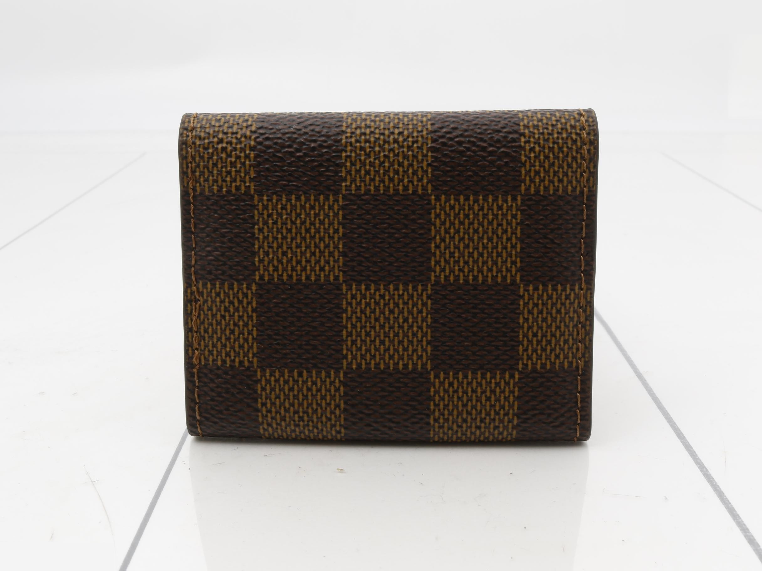 Damier Ebene Small Pouch Cufflink Case — view 2