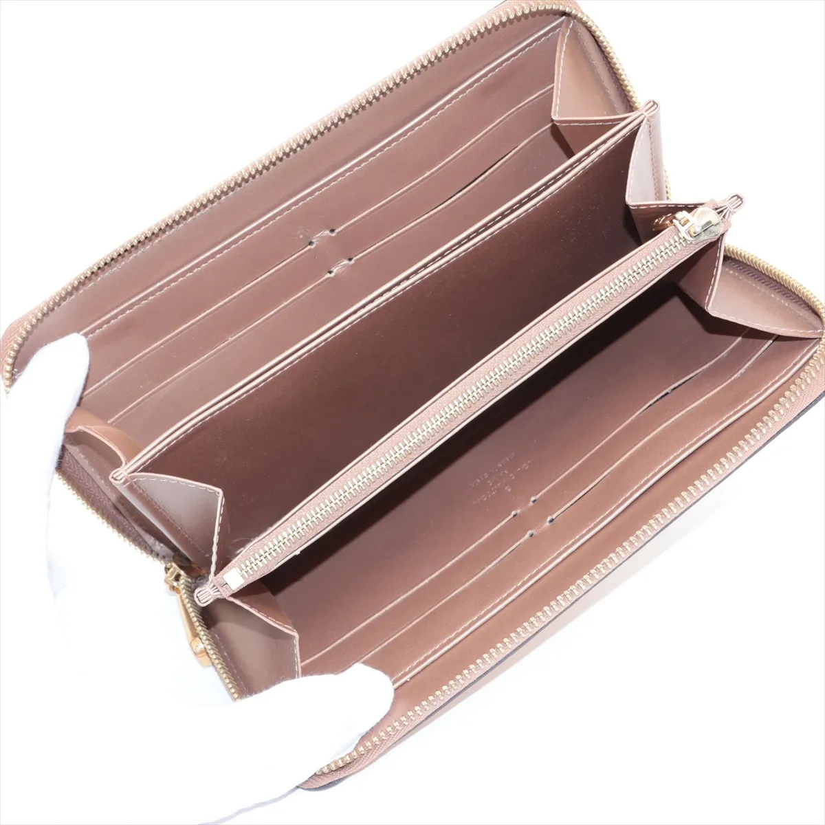 Vernis Zippy Wallet M90201 CA3175 Dune Round Zip Wallet — view 3