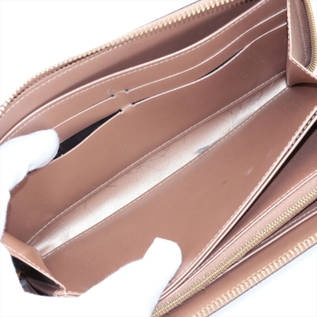 Vernis Zippy Wallet M90201 CA3175 Dune Round Zip Wallet — view 5