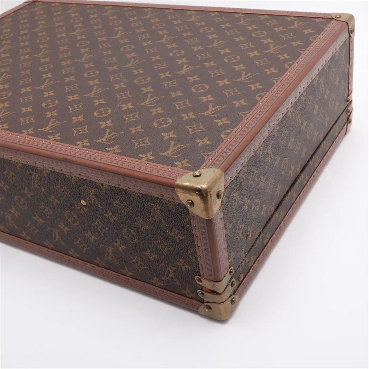 [Individually packaged] Louis Vuitton Monogram Bisten 60 M21326 948307 Brown with name engraving — view 3