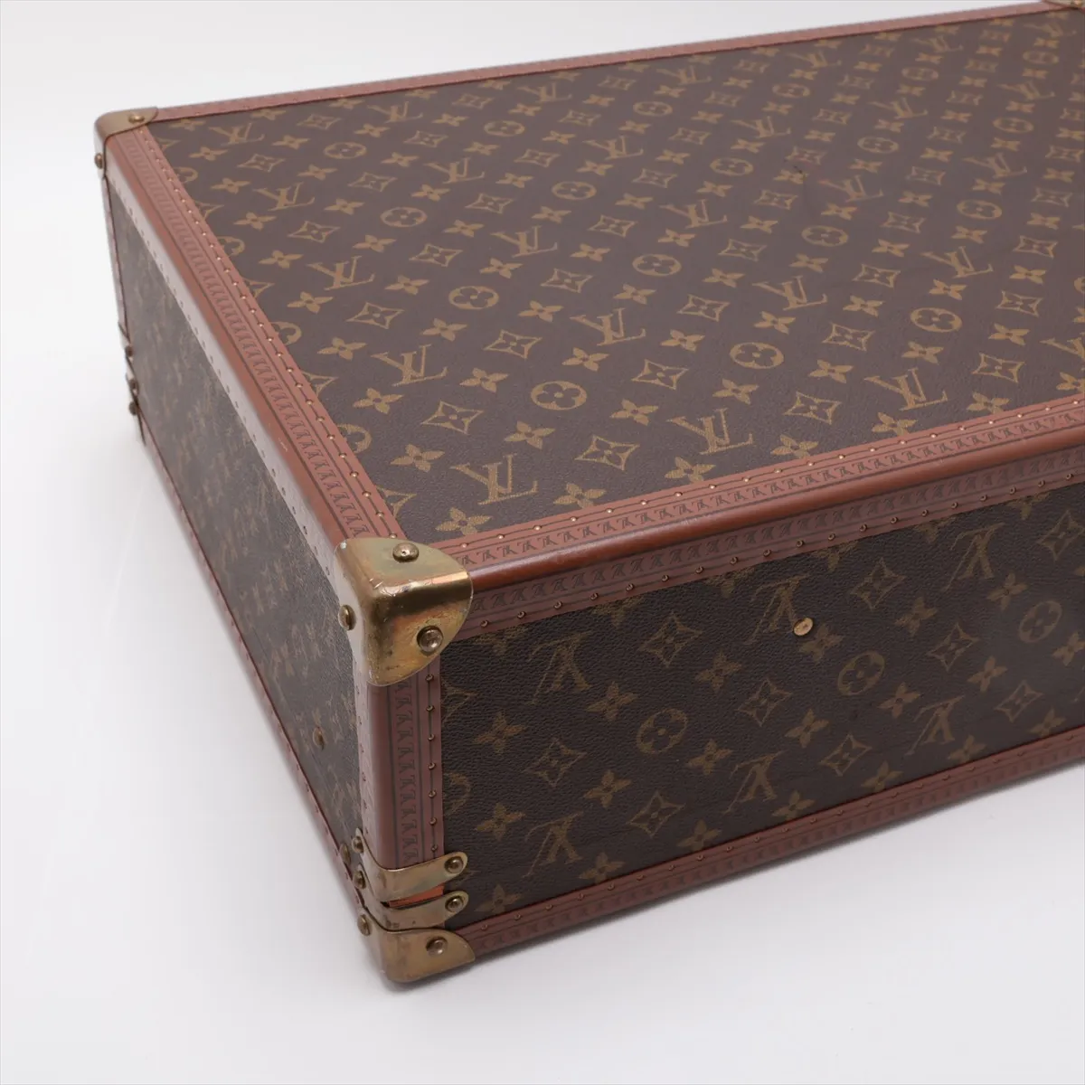 [Individually packaged] Louis Vuitton Monogram Bisten 60 M21326 948307 Brown with name engraving — view 4