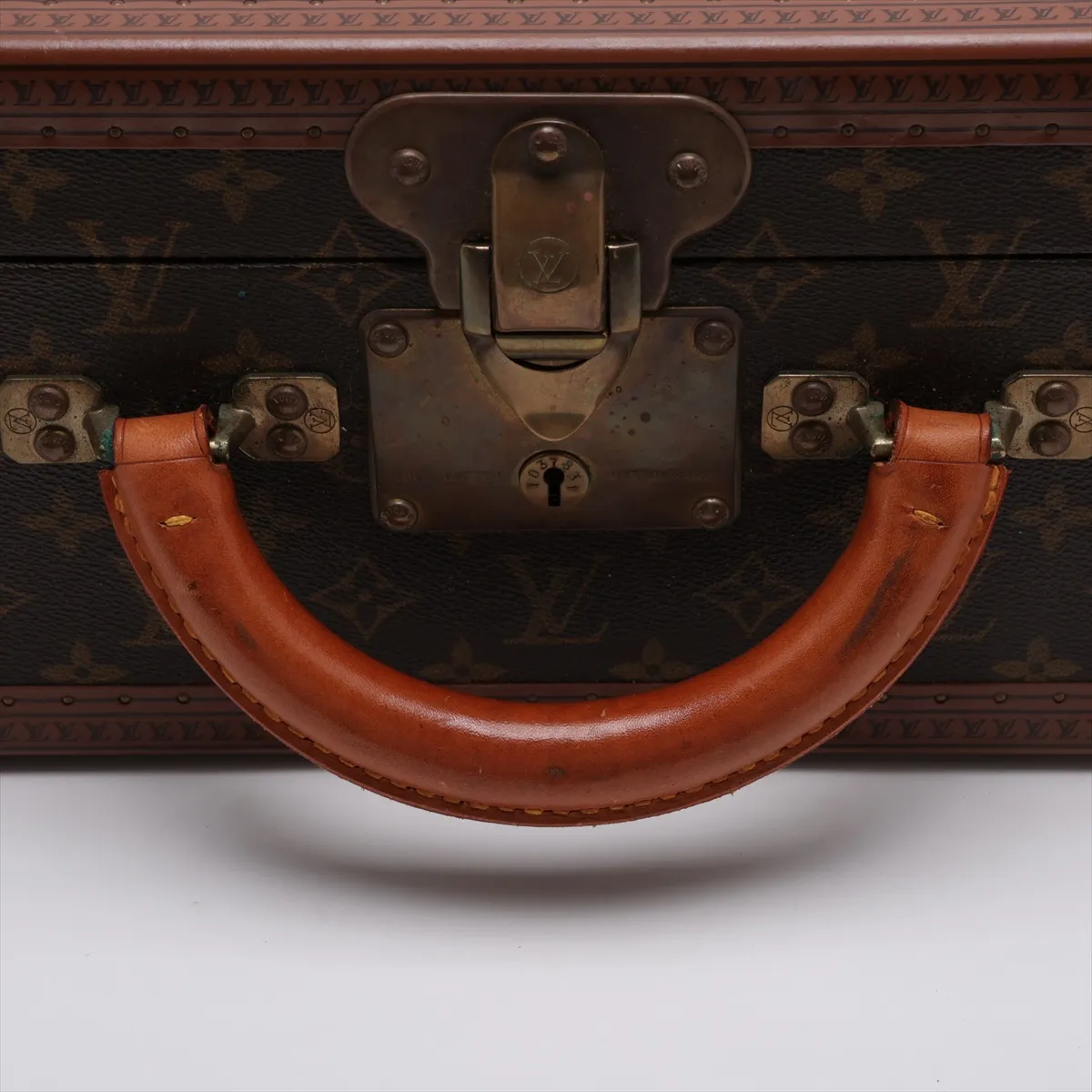 [Individually packaged] Louis Vuitton Monogram Bisten 60 M21326 948307 Brown with name engraving — view 5