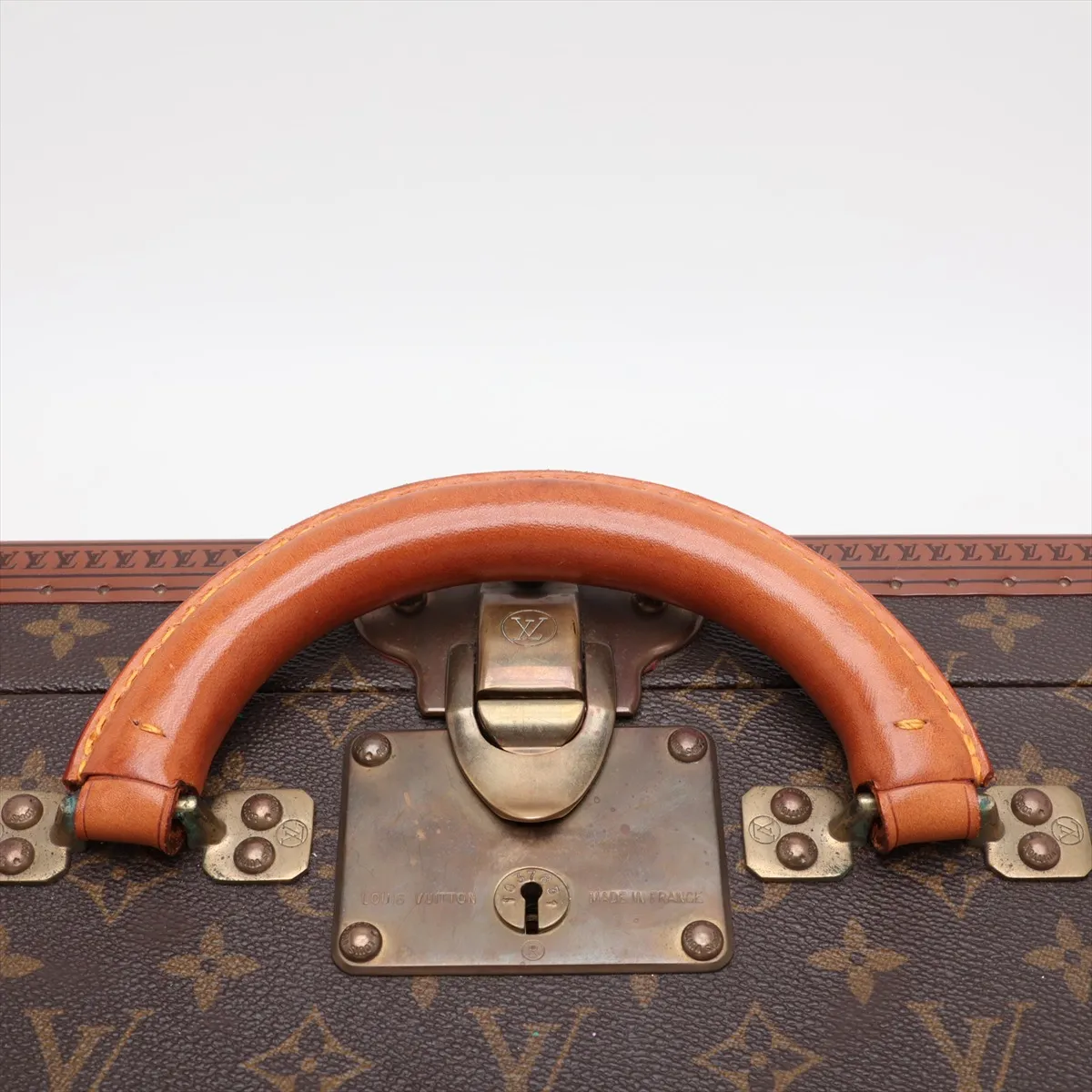 [Individually packaged] Louis Vuitton Monogram Bisten 60 M21326 948307 Brown with name engraving — view 6