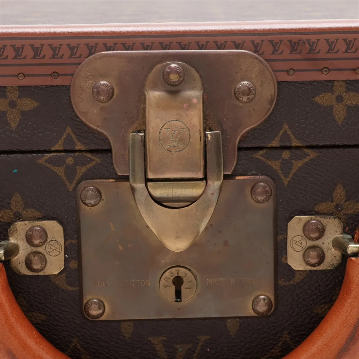 [Individually packaged] Louis Vuitton Monogram Bisten 60 M21326 948307 Brown with name engraving — view 10