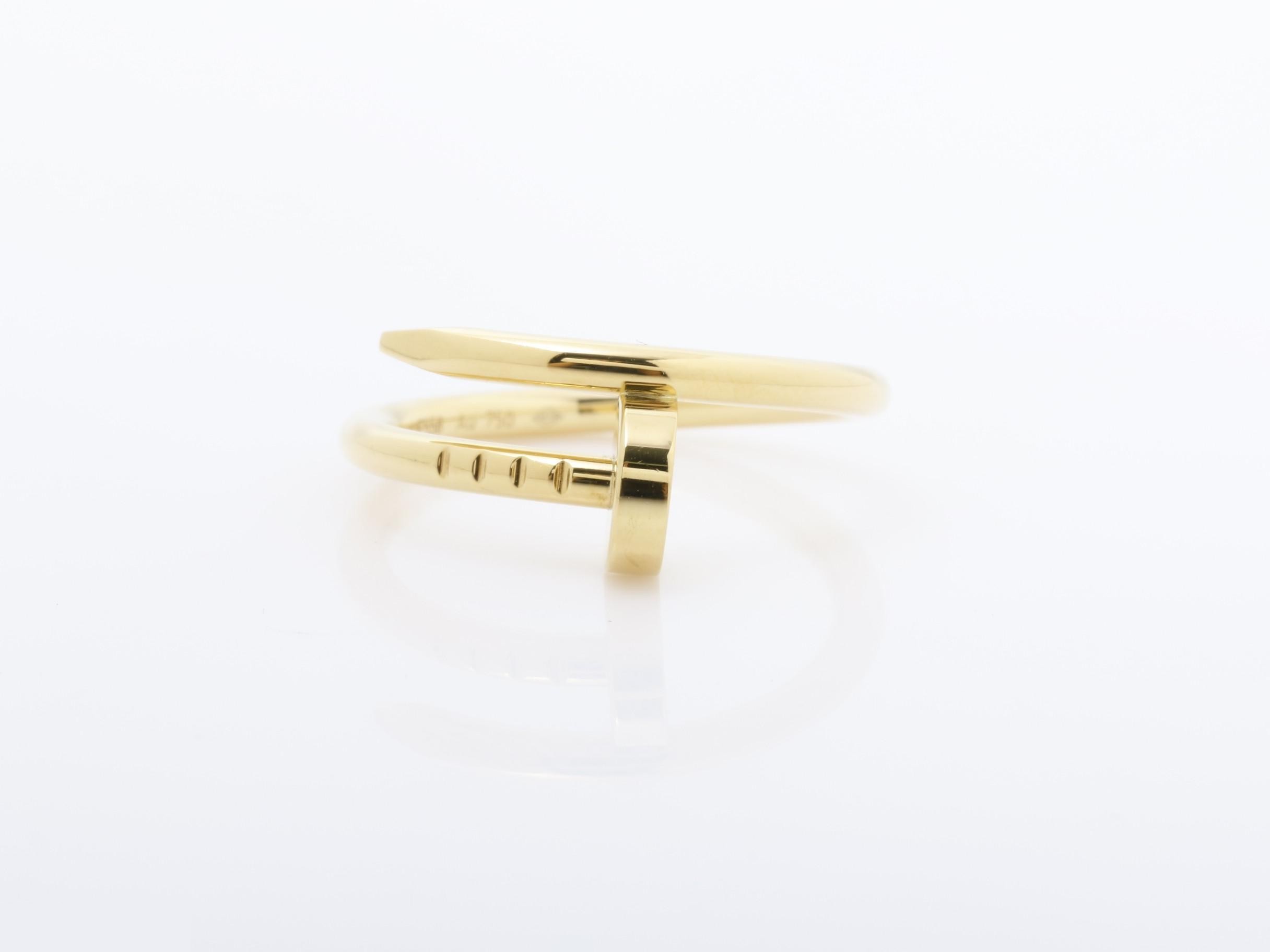 Juste un Clou ring, 750 yellow gold, size #46, 3.3g