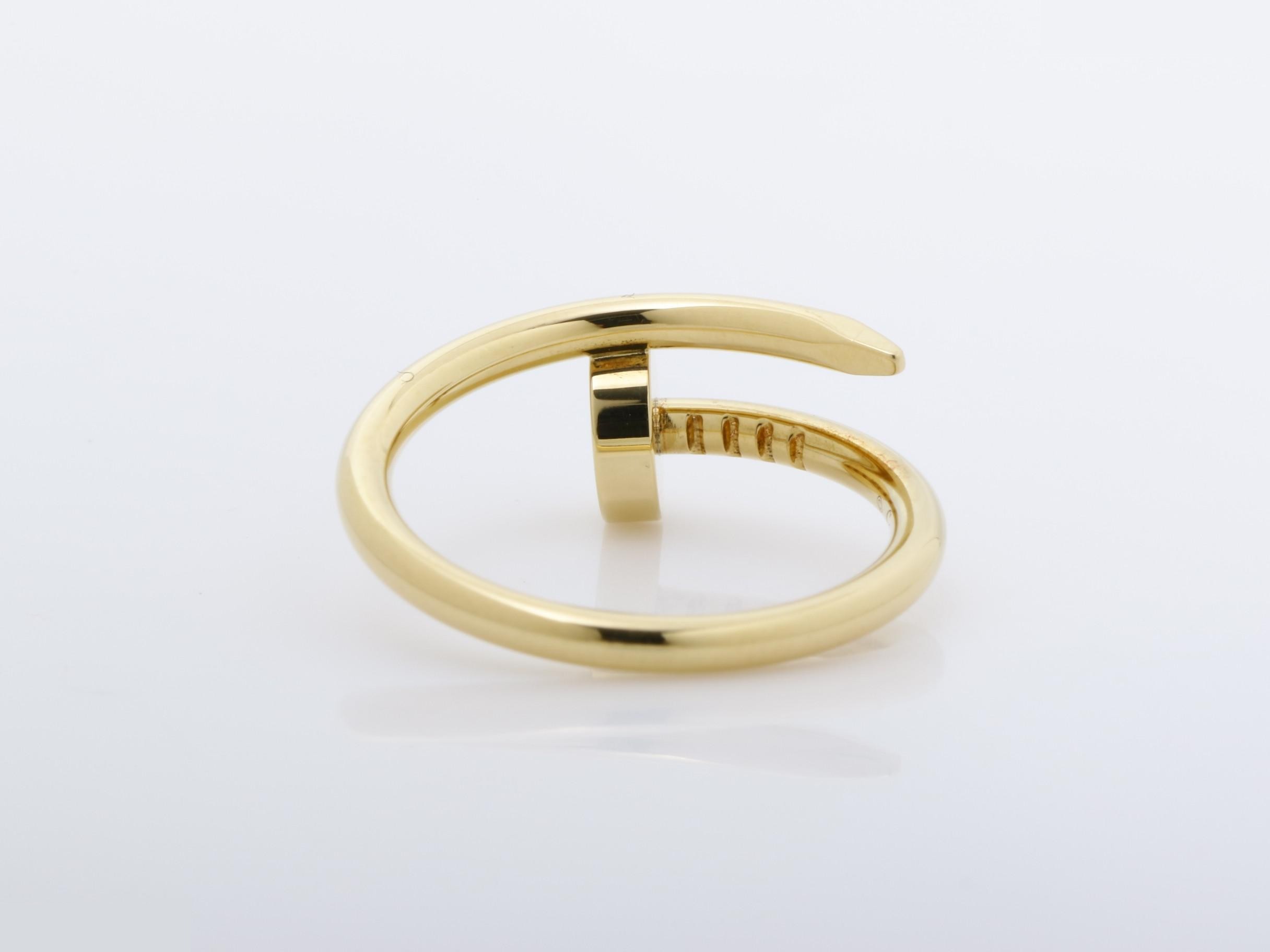 Juste un Clou ring, 750 yellow gold, size #46, 3.3g — view 4