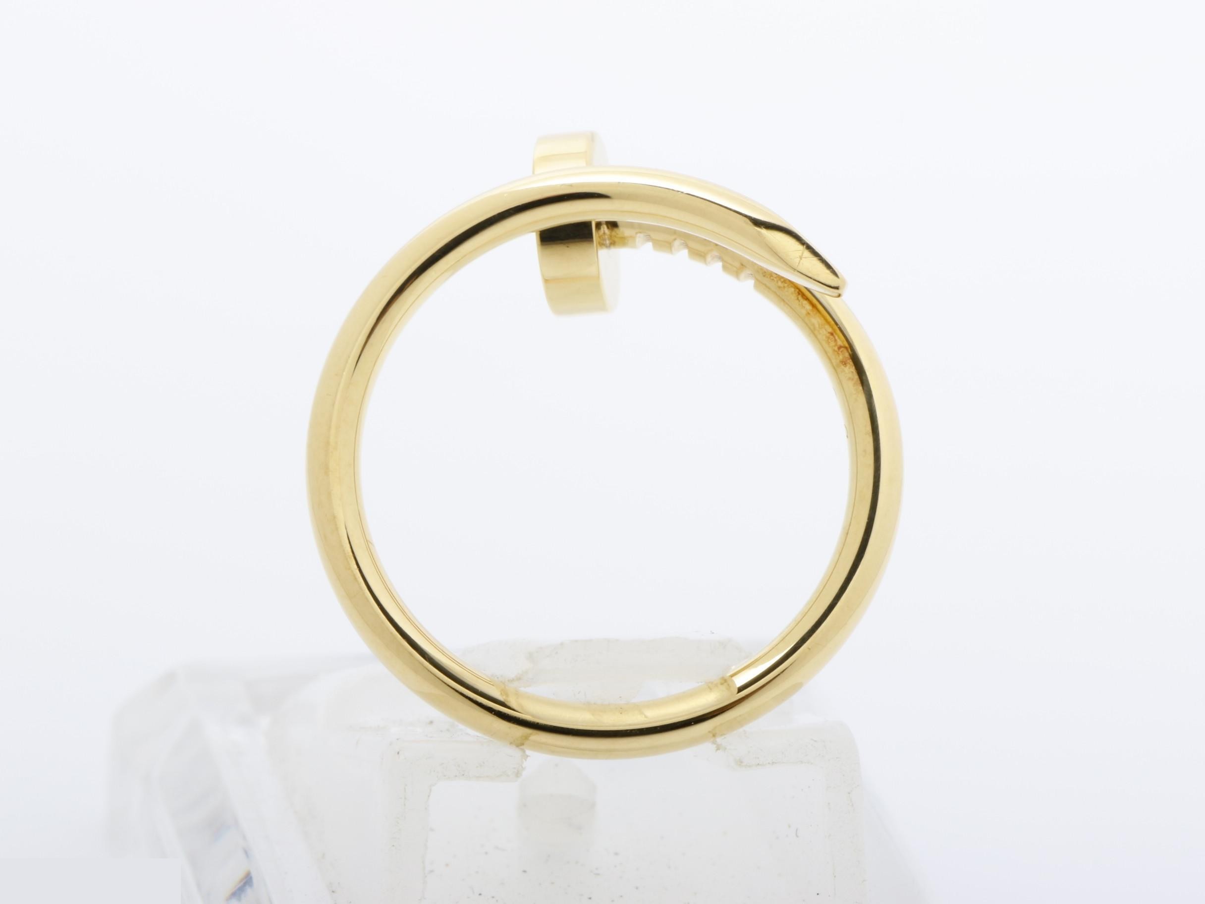 Juste un Clou ring, 750 yellow gold, size #46, 3.3g — view 5